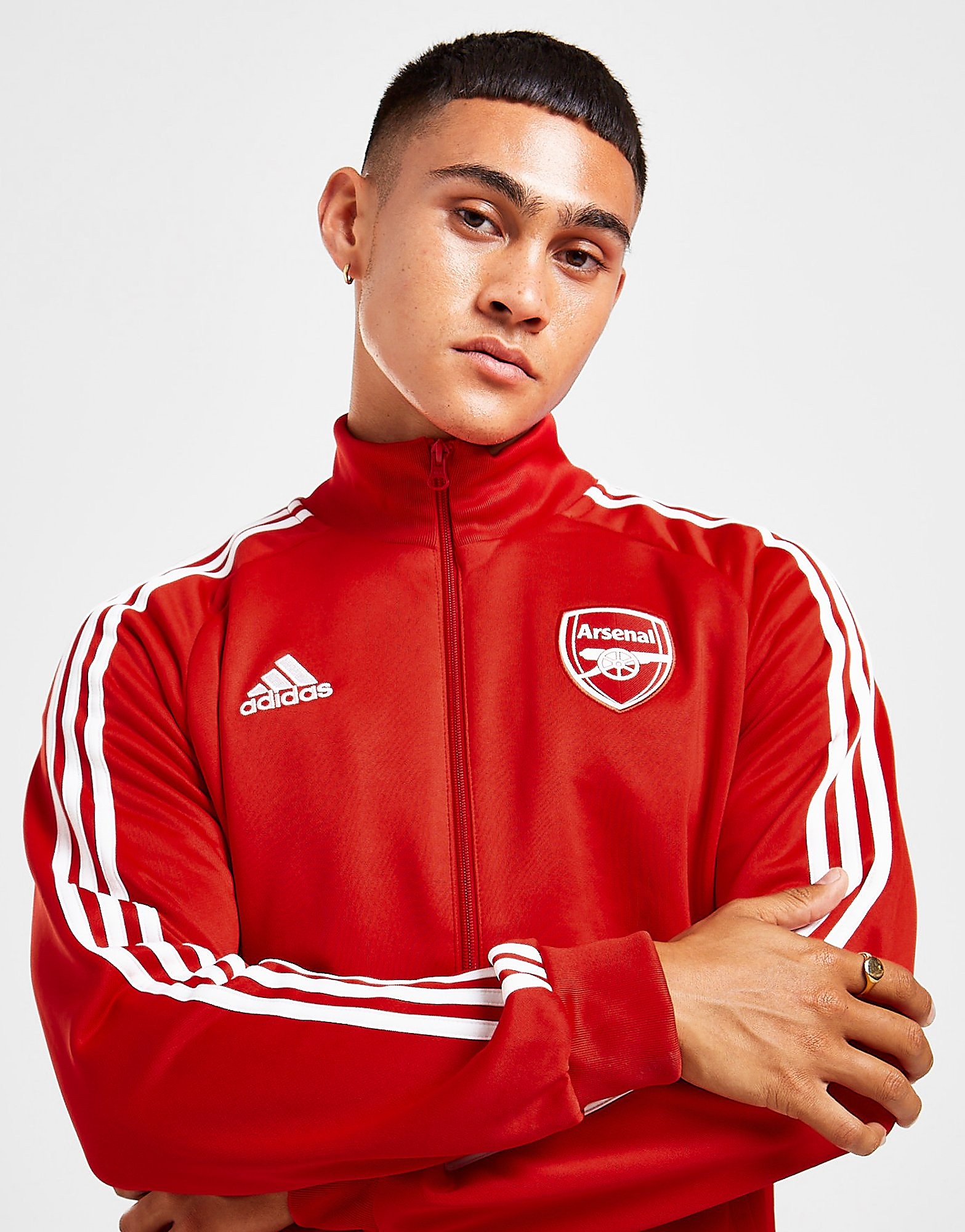 

adidas Arsenal FC DNA Track Top - Scarlet - Mens, Scarlet
