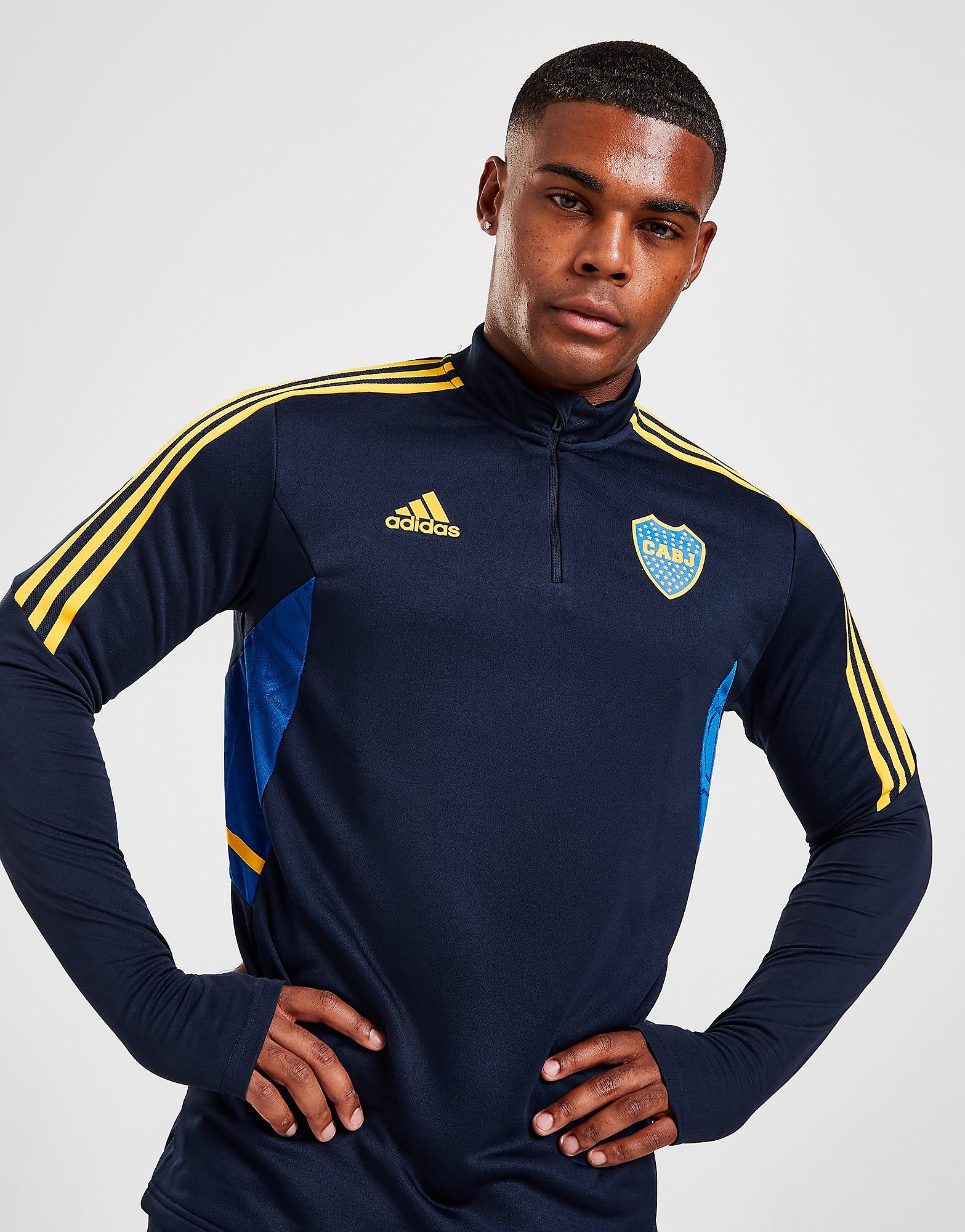 

adidas Boca Juniors Training Top - Team Navy Blue 2 - Mens, Team Navy Blue 2