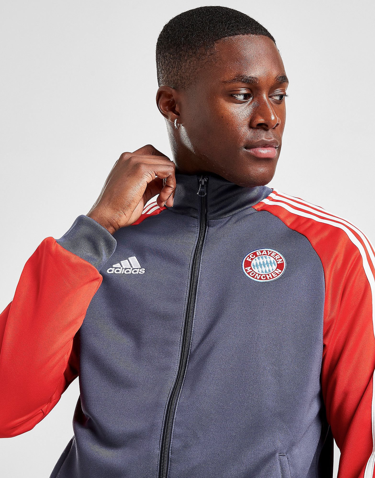 

adidas FC Bayern Munich DNA Track Top - Shadow Navy - Mens, Shadow Navy