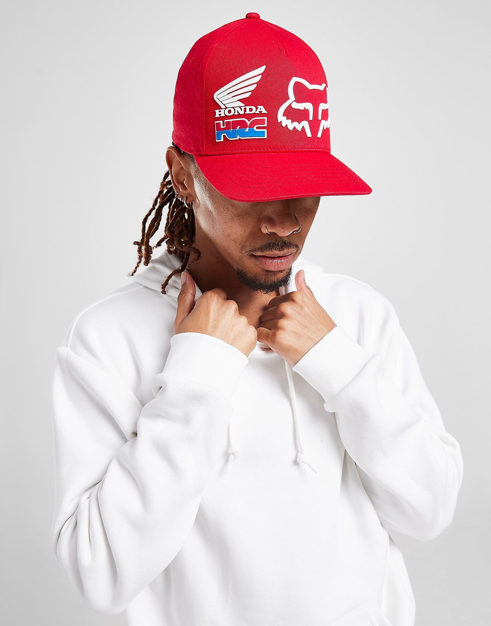 

Fox Honda HRC Flex Cap - Red - Womens, Red