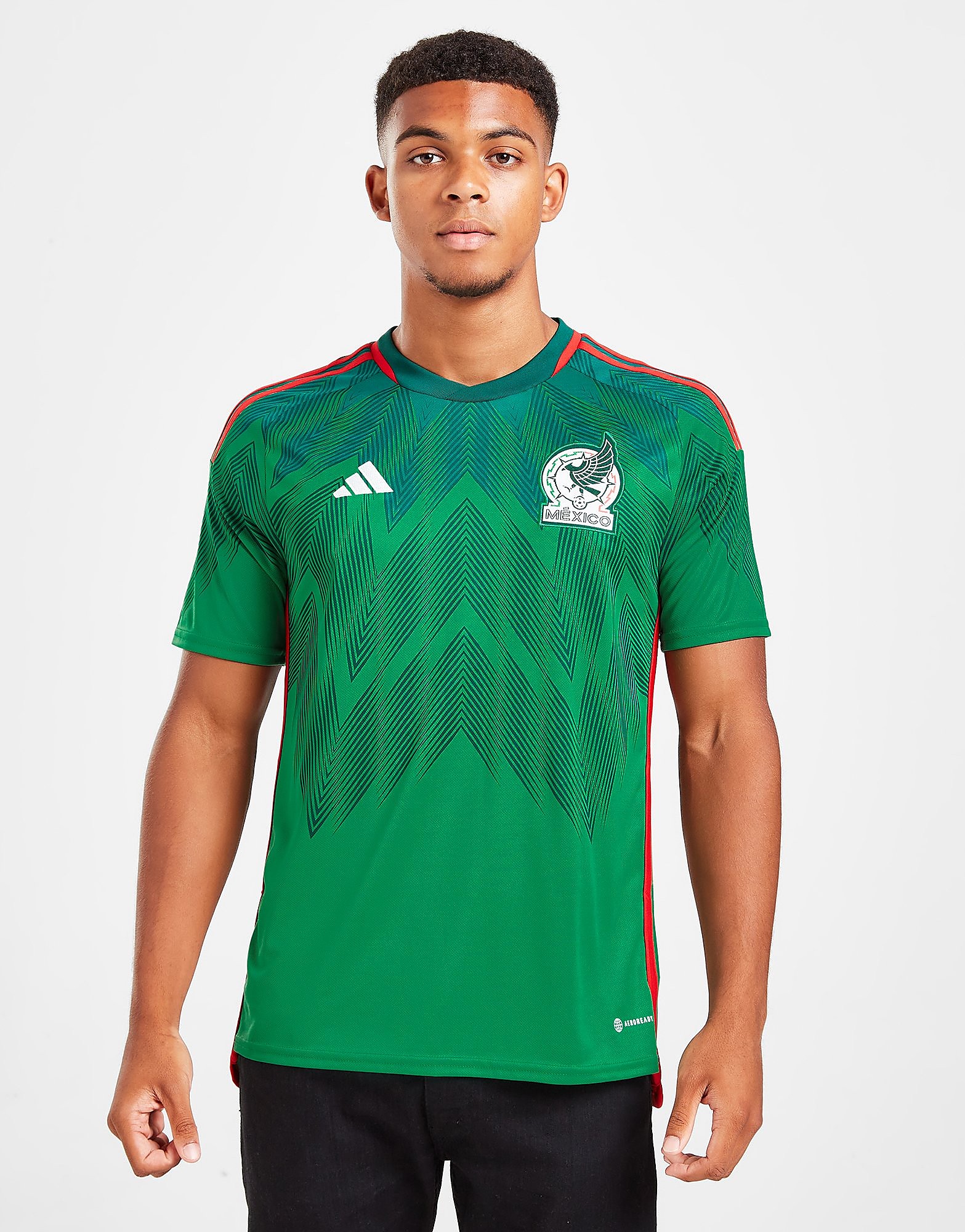 

adidas Mexico 2022 Home Shirt - Vivid Green / Collegiate Green - Mens, Vivid Green / Collegiate Green