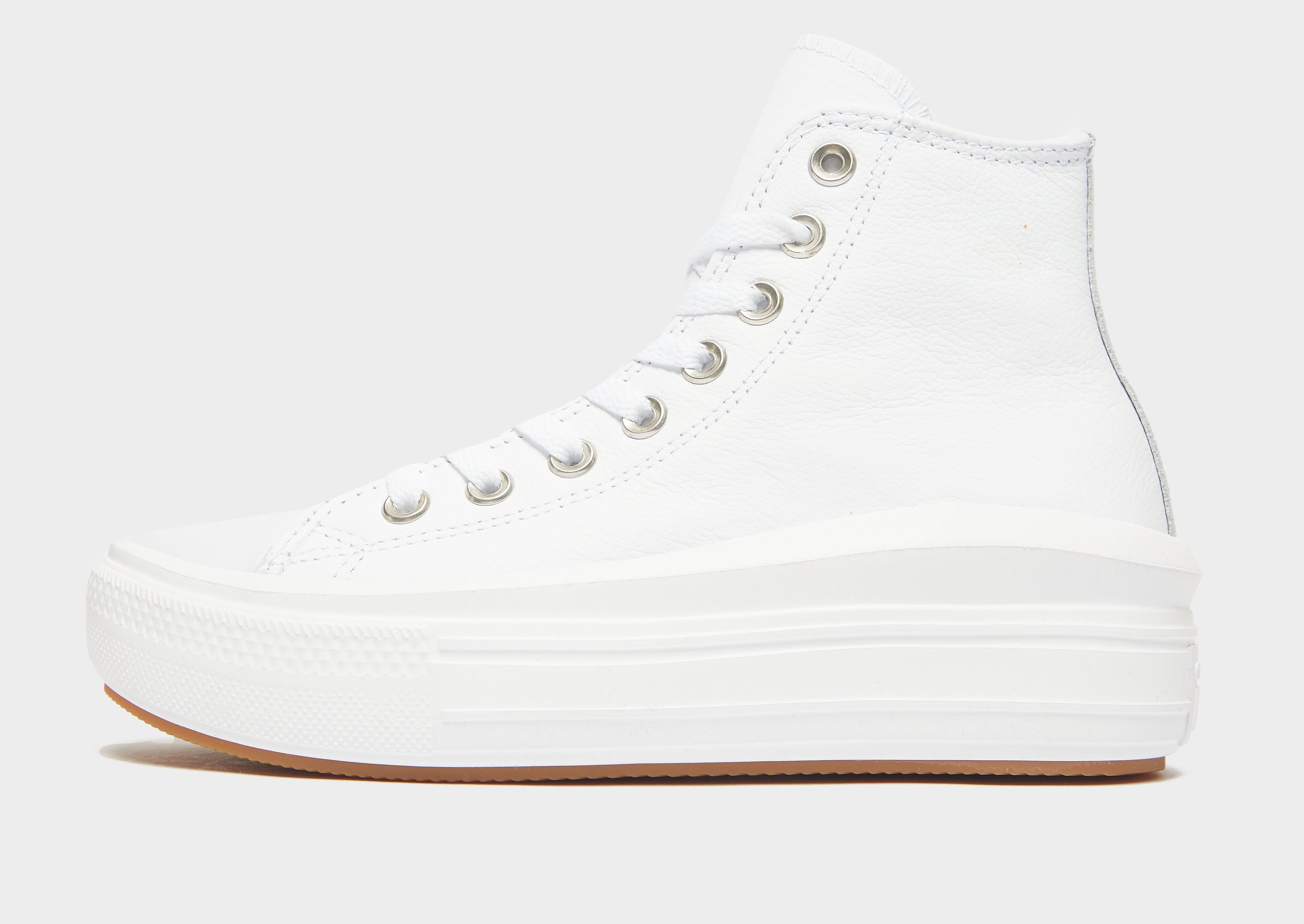 

Converse Chuck Taylor All Star Move High Women's - White, White