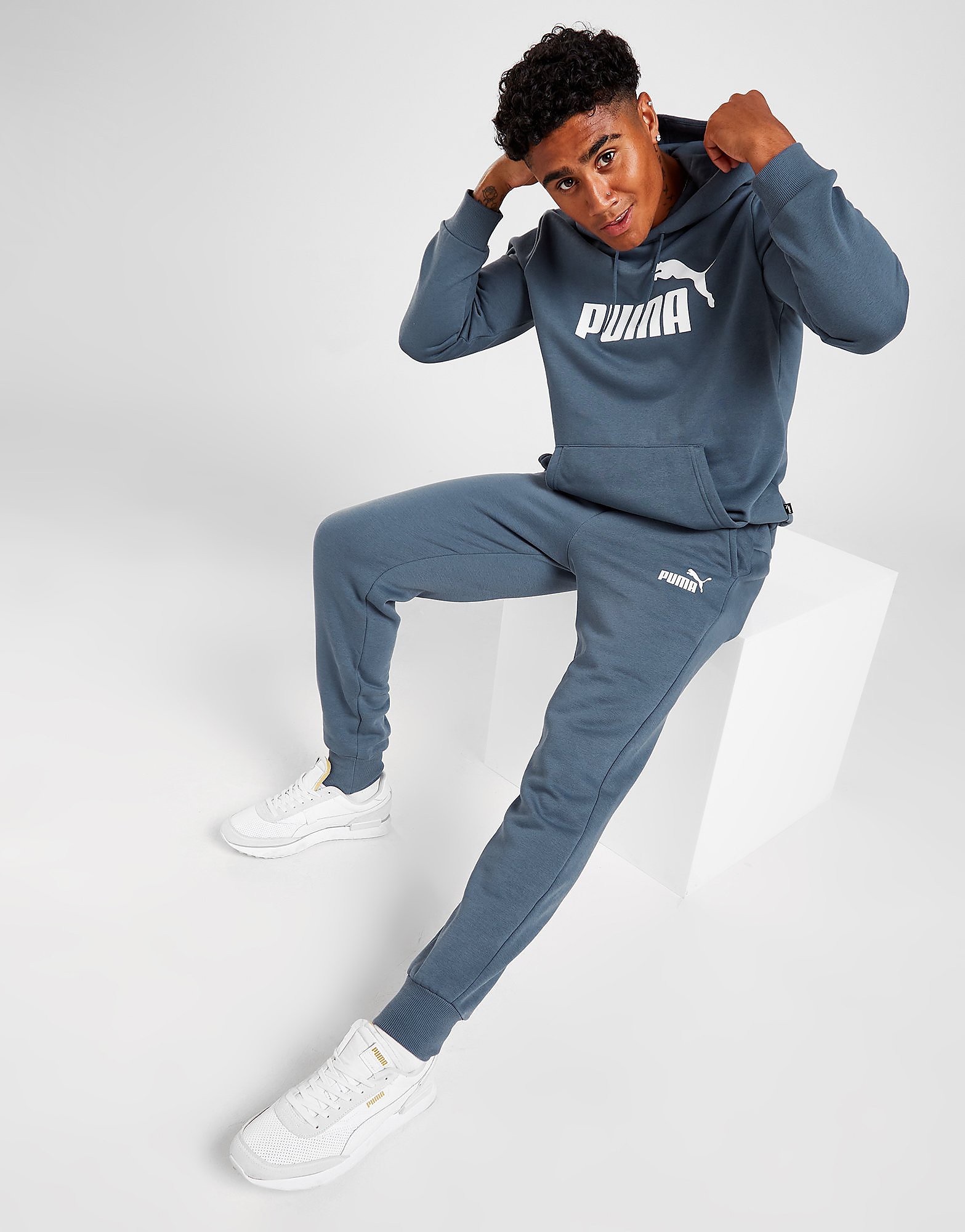 

Puma Core Fleece Joggers - Only at JD - Blue - Mens, Blue