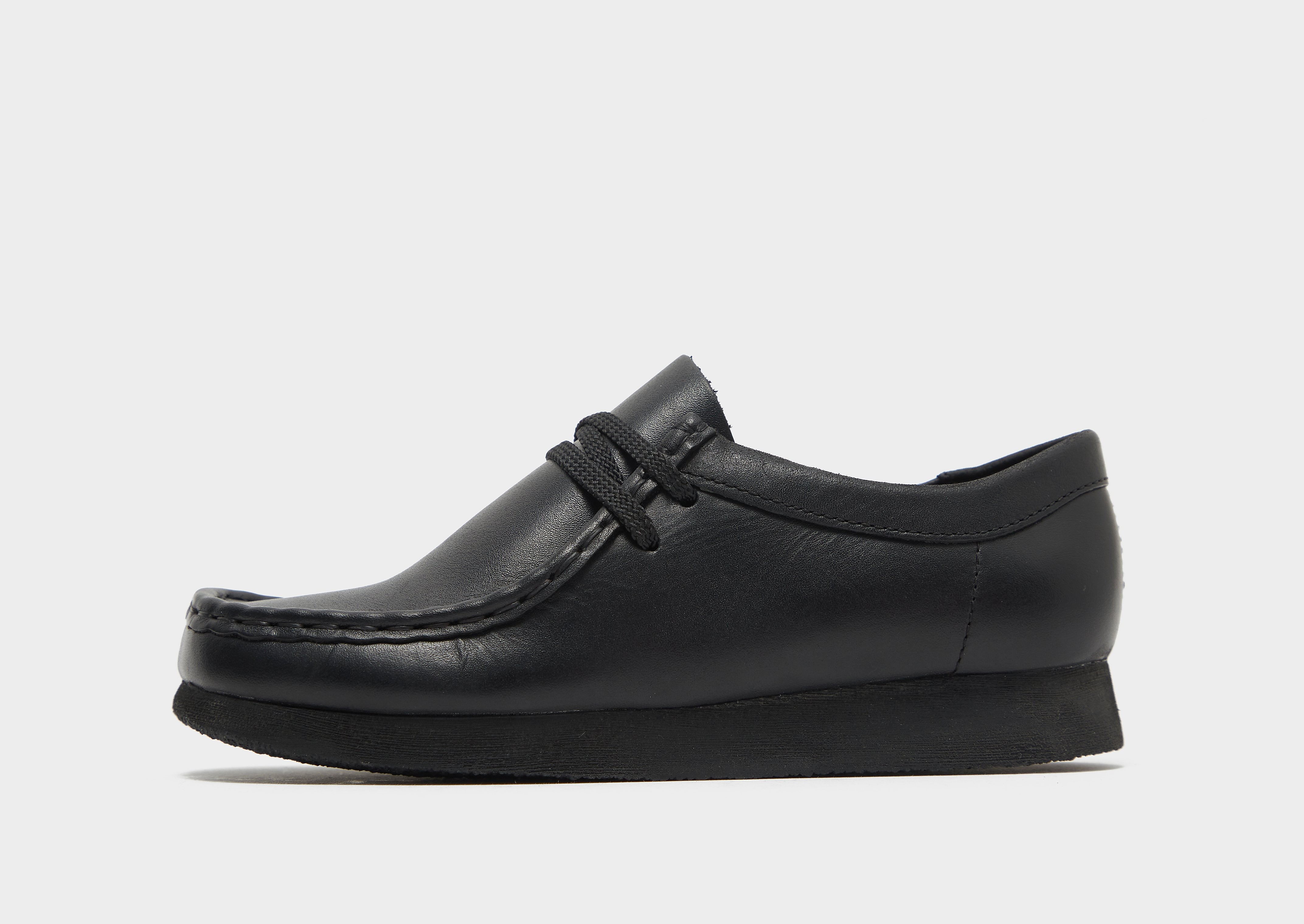 Clarks Originals Wallabee Shoe Children, Svart