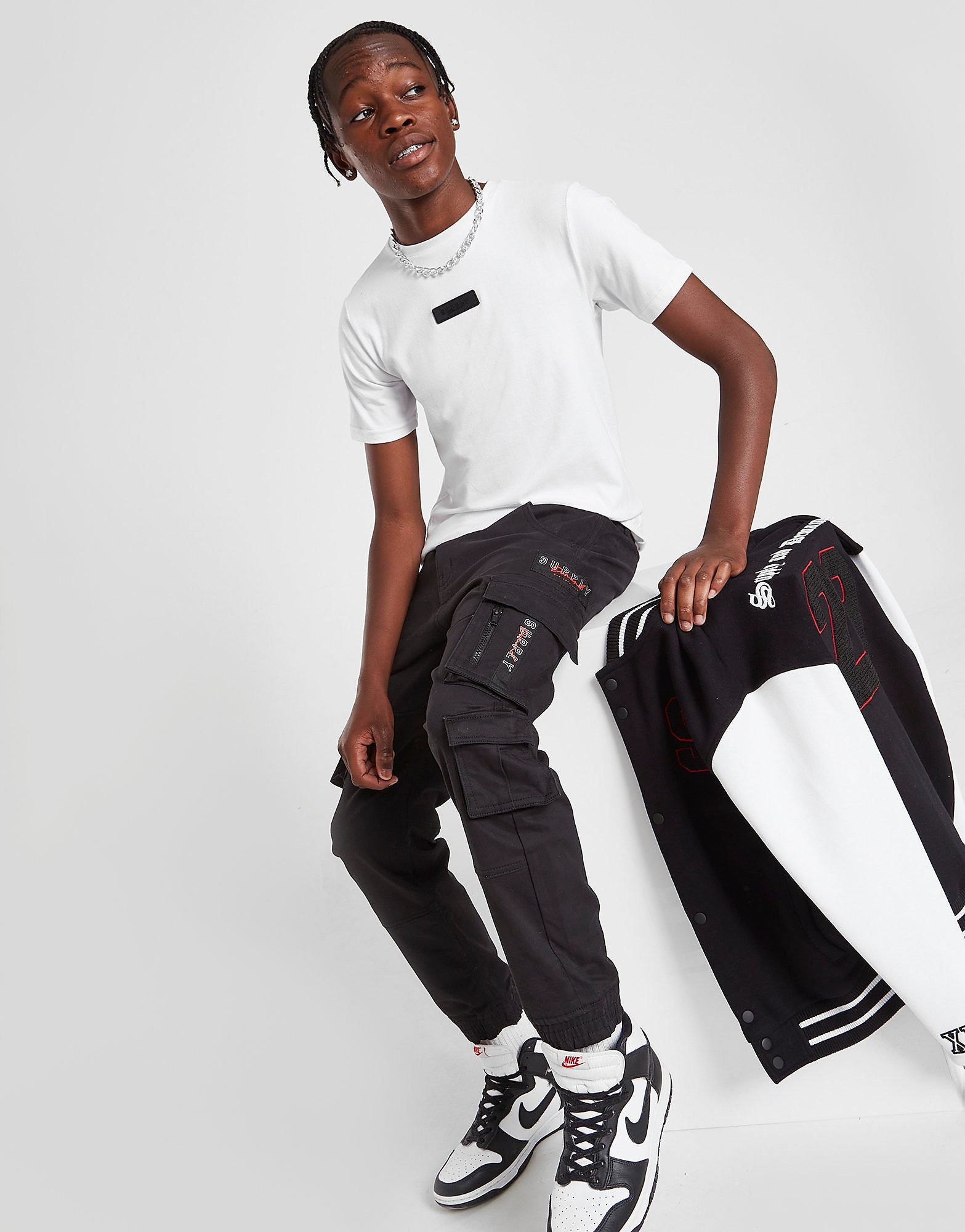 

Supply & Demand Pistol Cargo Pants Junior - Only at JD - Black - Kids, Black