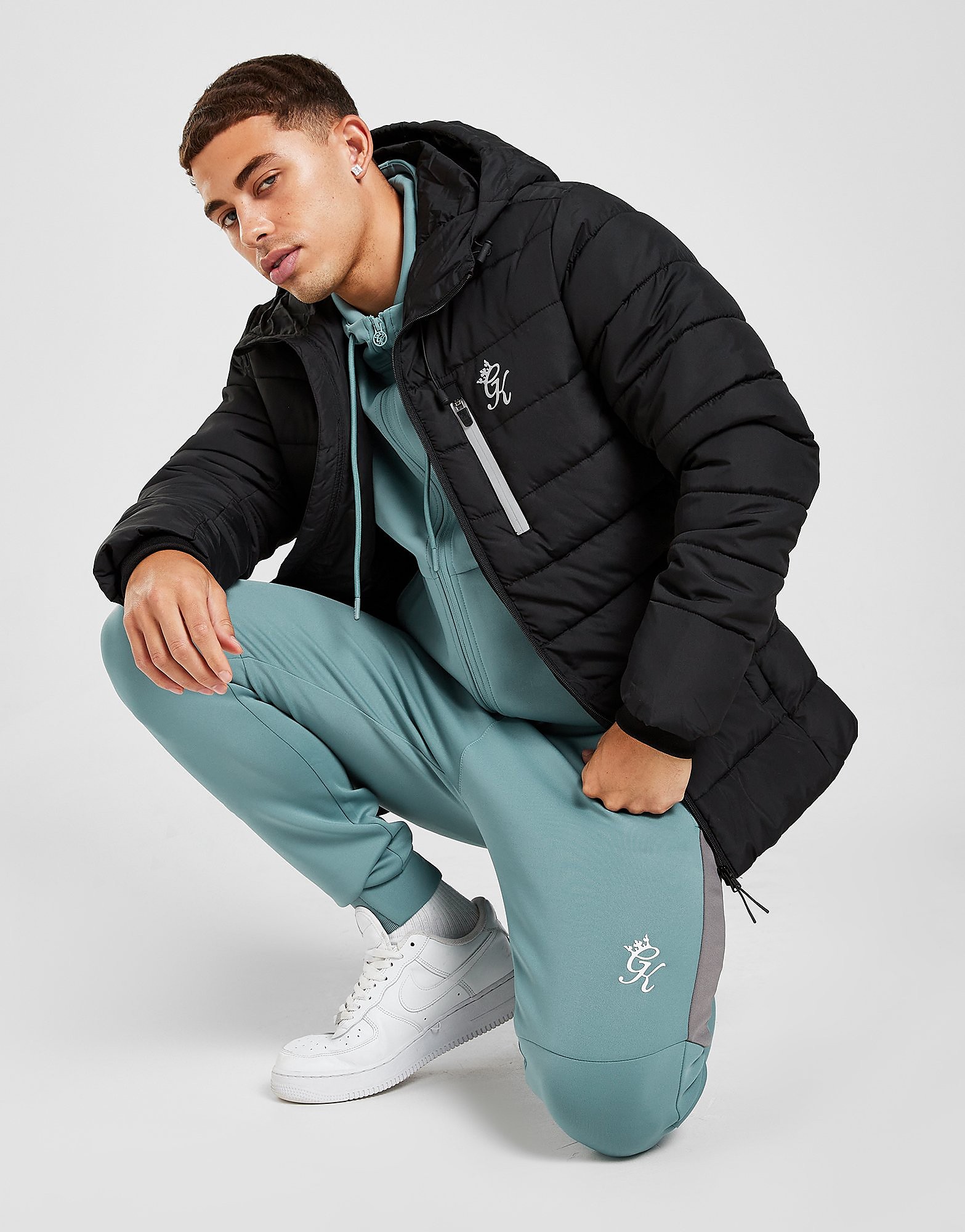 

Gym King Padded Reflective Pocket Jacket - Only at JD - Black - Mens, Black