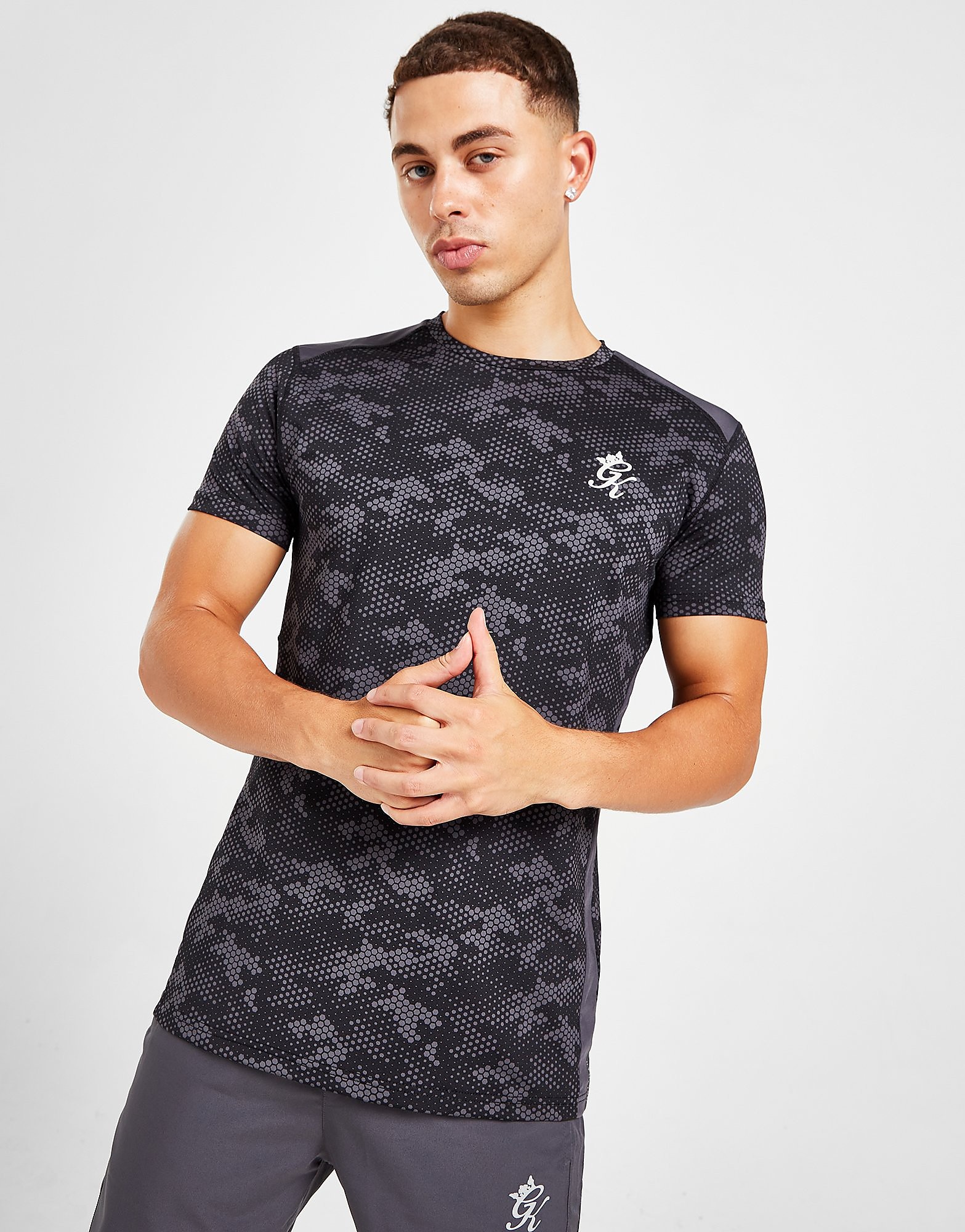 

Gym King Performance Poly T-Shirt - Only at JD - Grey/Black - Mens, Grey/Black