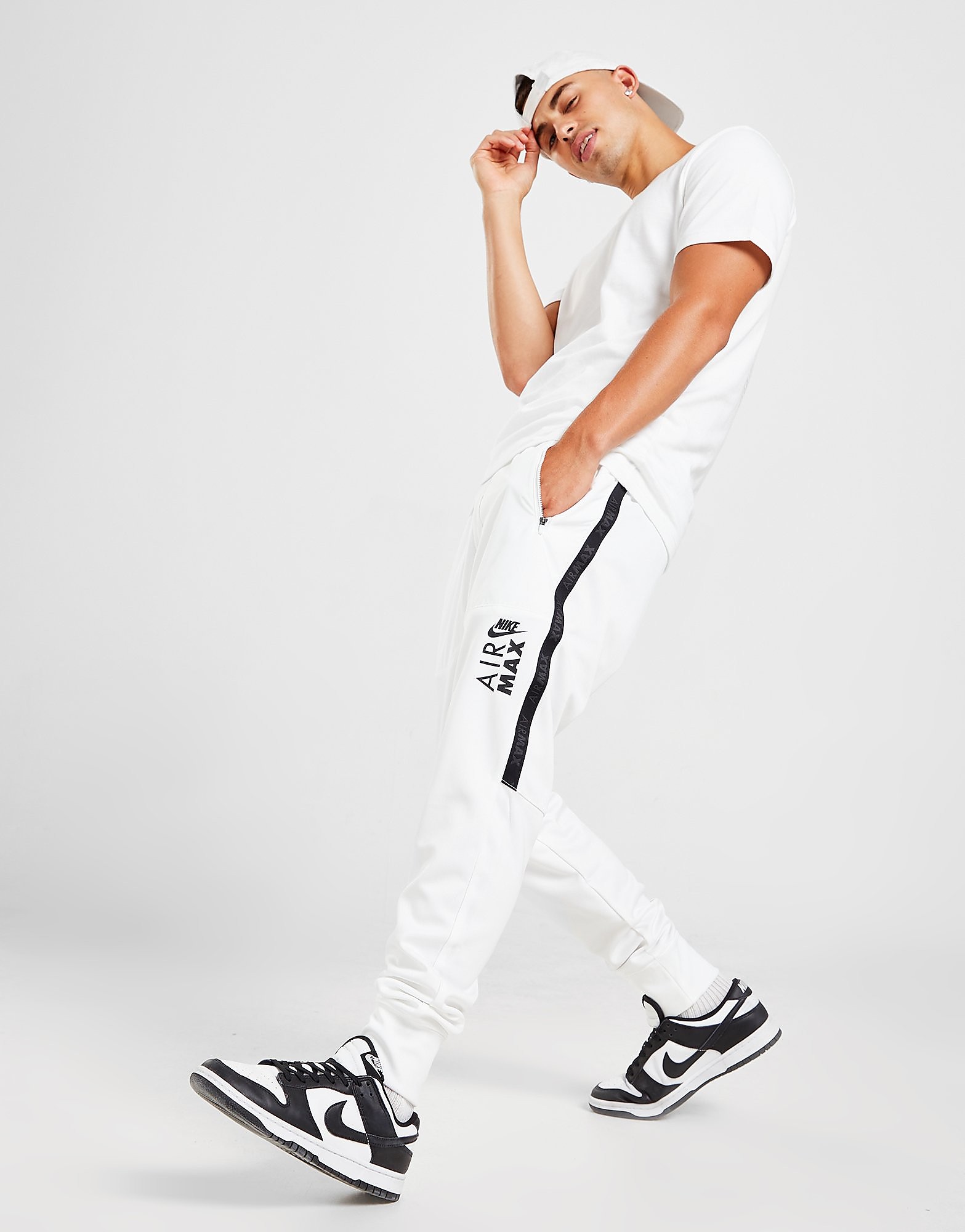 Nike Air Max Sportswear Track Pants - Only at JD - White - Mens, White