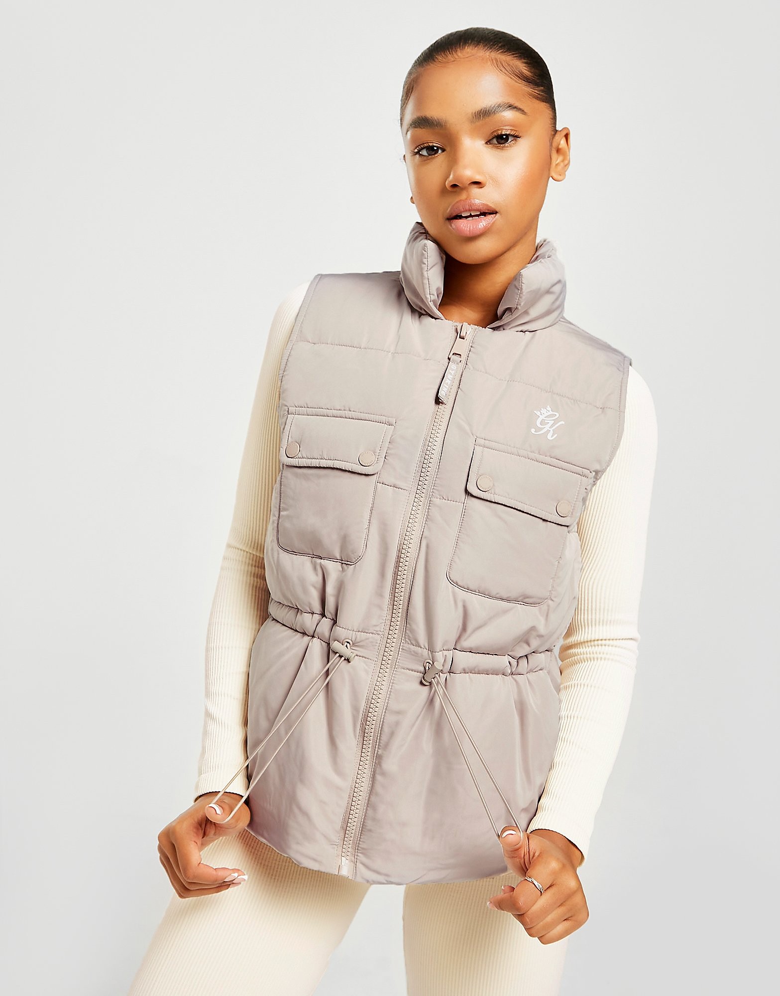 

Gym King Utility Gilet - Brown - Womens, Brown
