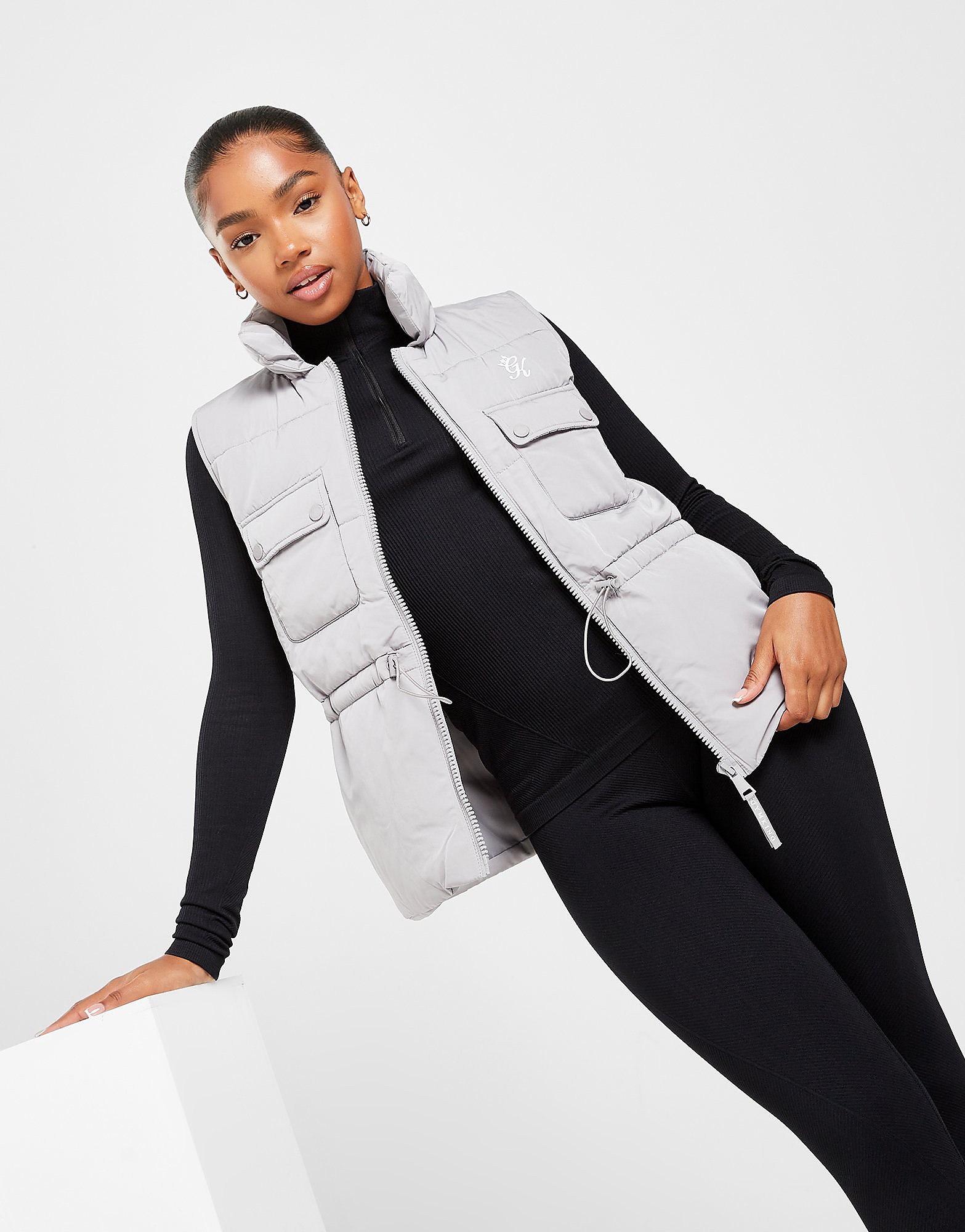 

Gym King Utility Gilet - Grey - Womens, Grey