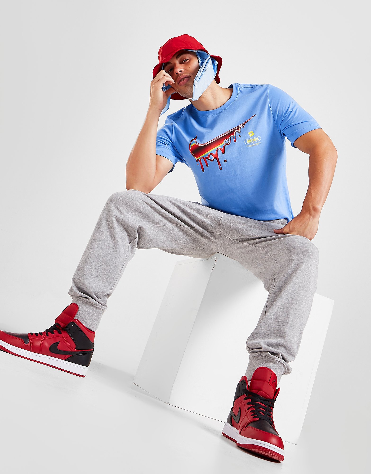 

Nike Heatwave Drip T-Shirt - Blue - Mens, Blue