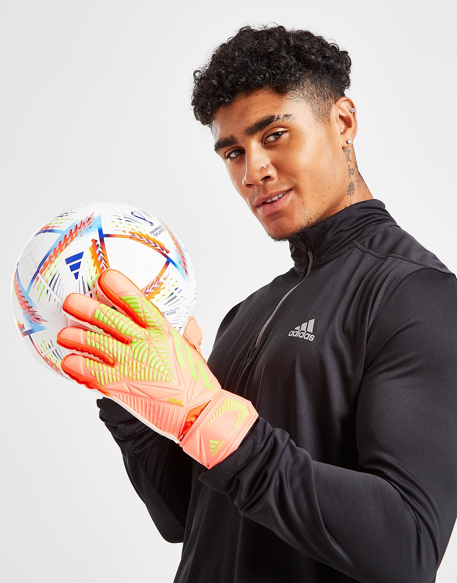 

adidas Predator Edge Match Goalkeeper Gloves - Solar Red / Team Solar Green / Team Solar Green - Womens, Solar Red / Team Solar Green / Team Solar Green