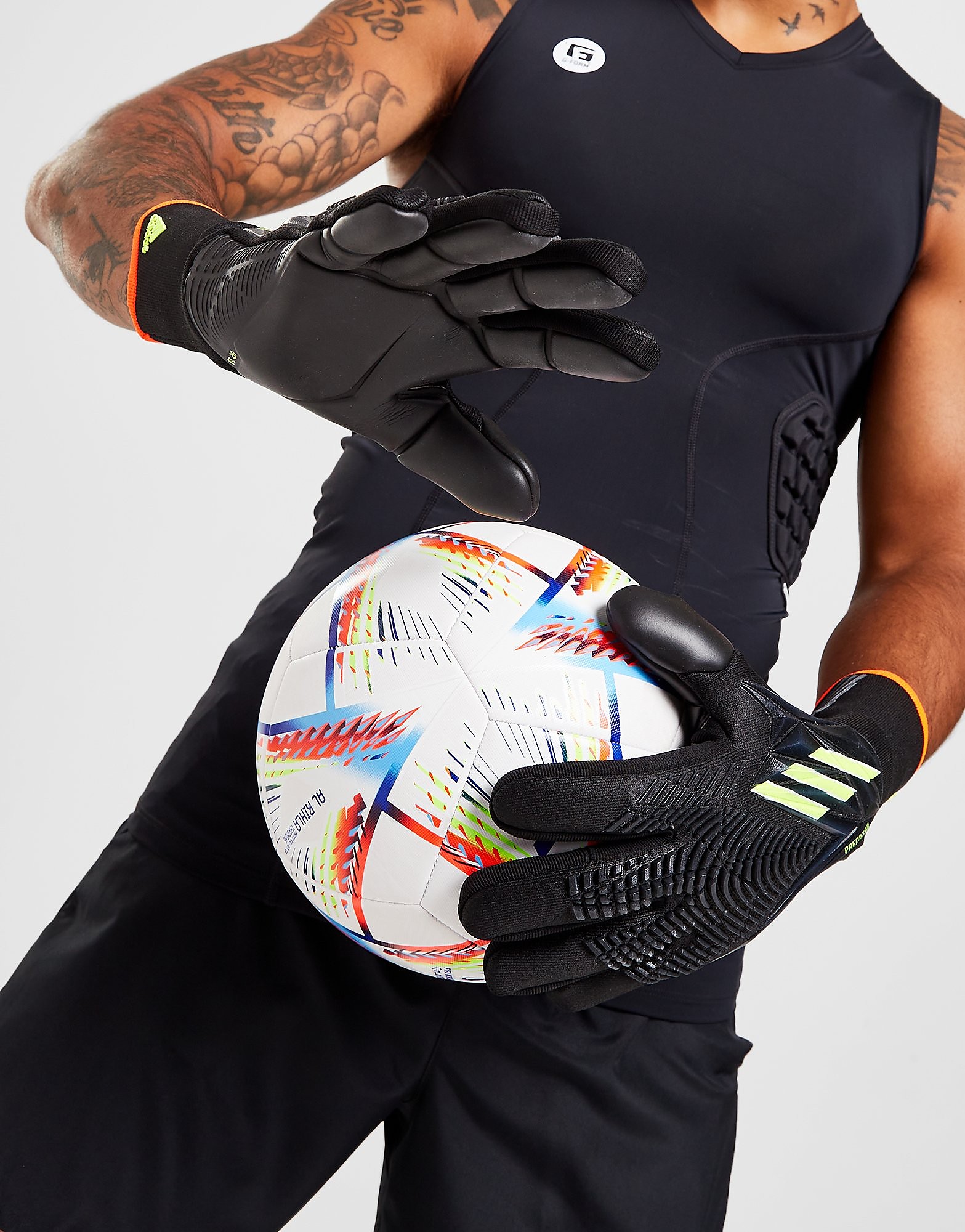 adidas Predator Edge Pro Goalkeeper Gloves - Black - Womens, Black