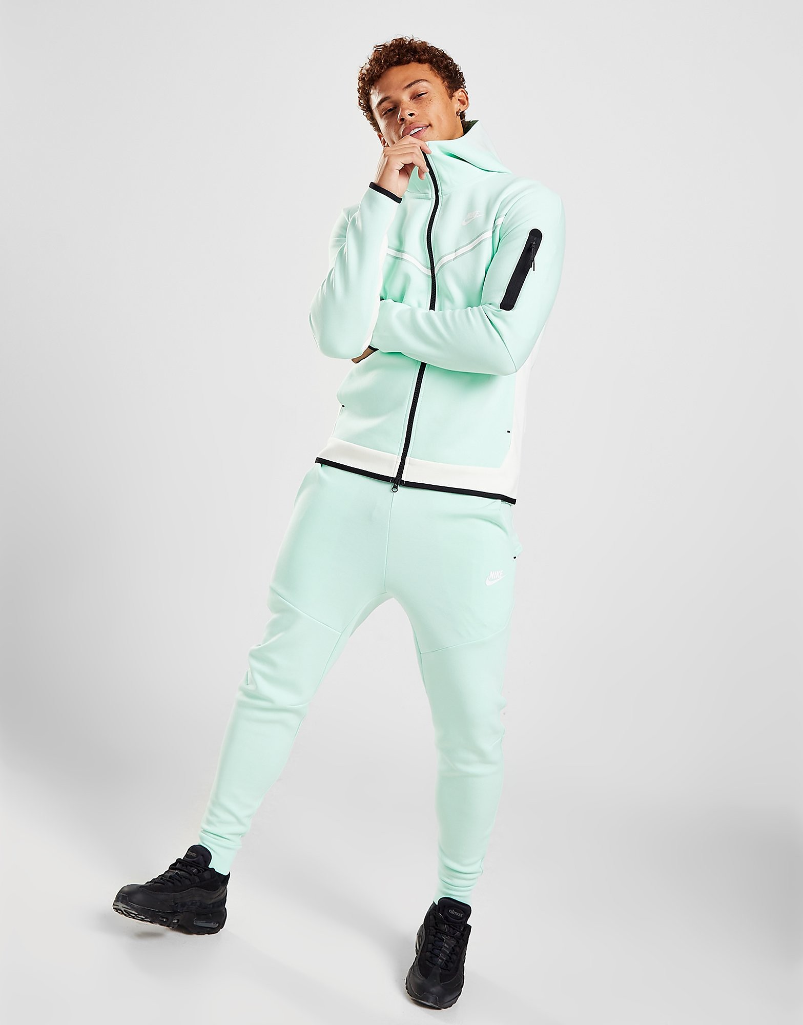 

Nike Tech Fleece Joggers - Green - Mens, Green