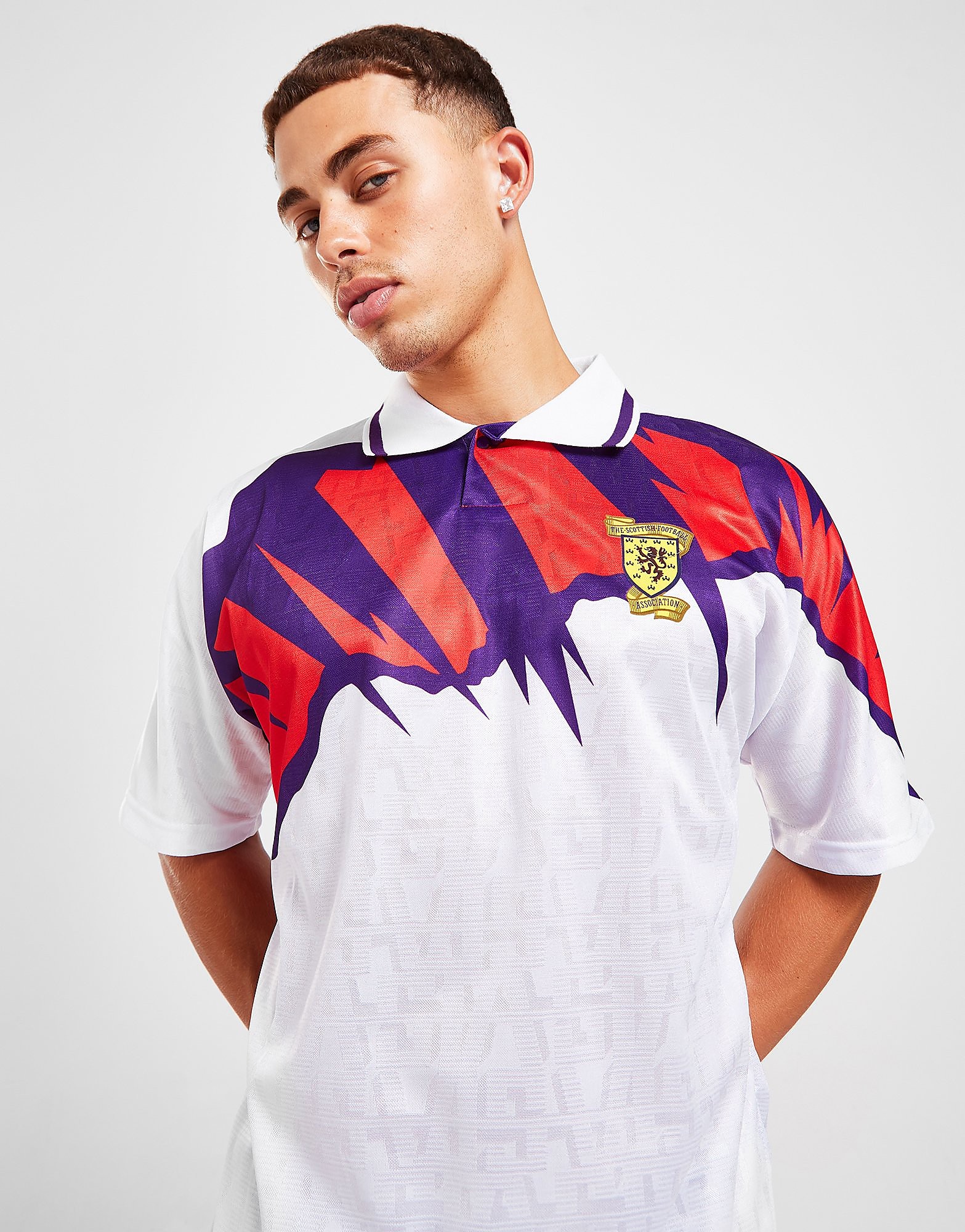 

Score Draw Scotland '92 Retro Away Shirt - White - Mens, White