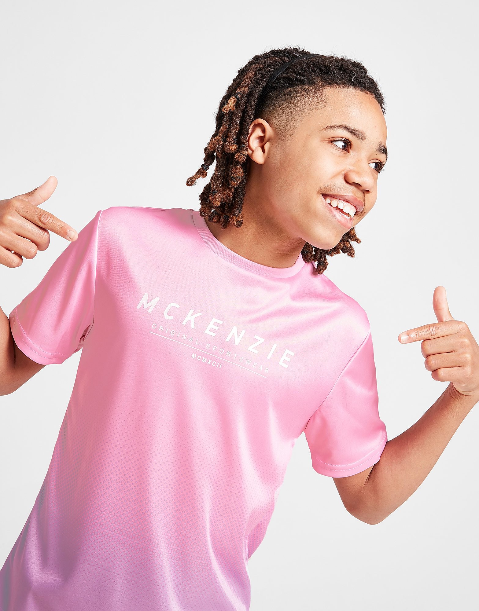 

McKenzie Josi Fade Poly T-Shirt Junior - Pink - Kids, Pink