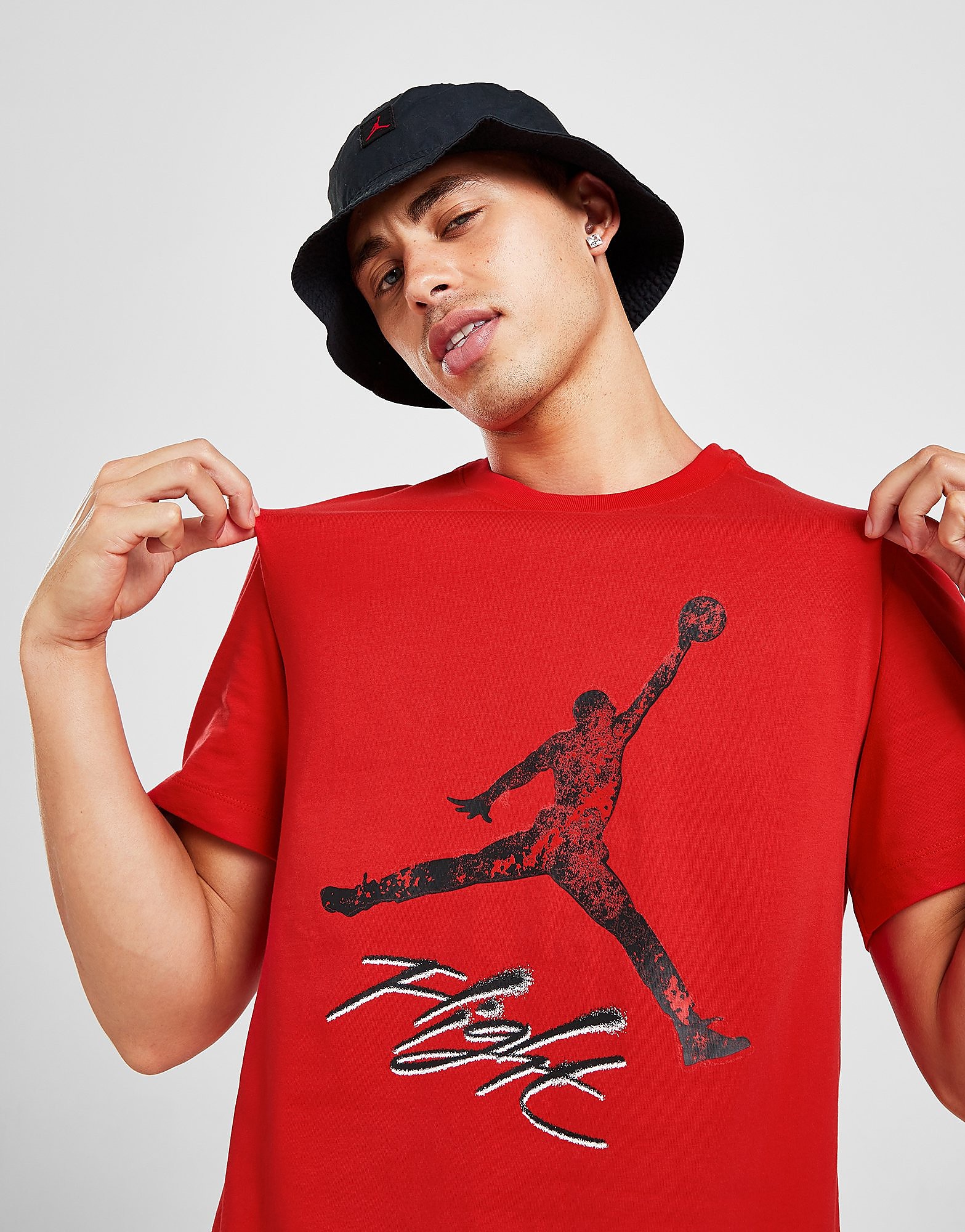 

Jordan Jumpman Flight T-Shirt - Red - Mens, Red