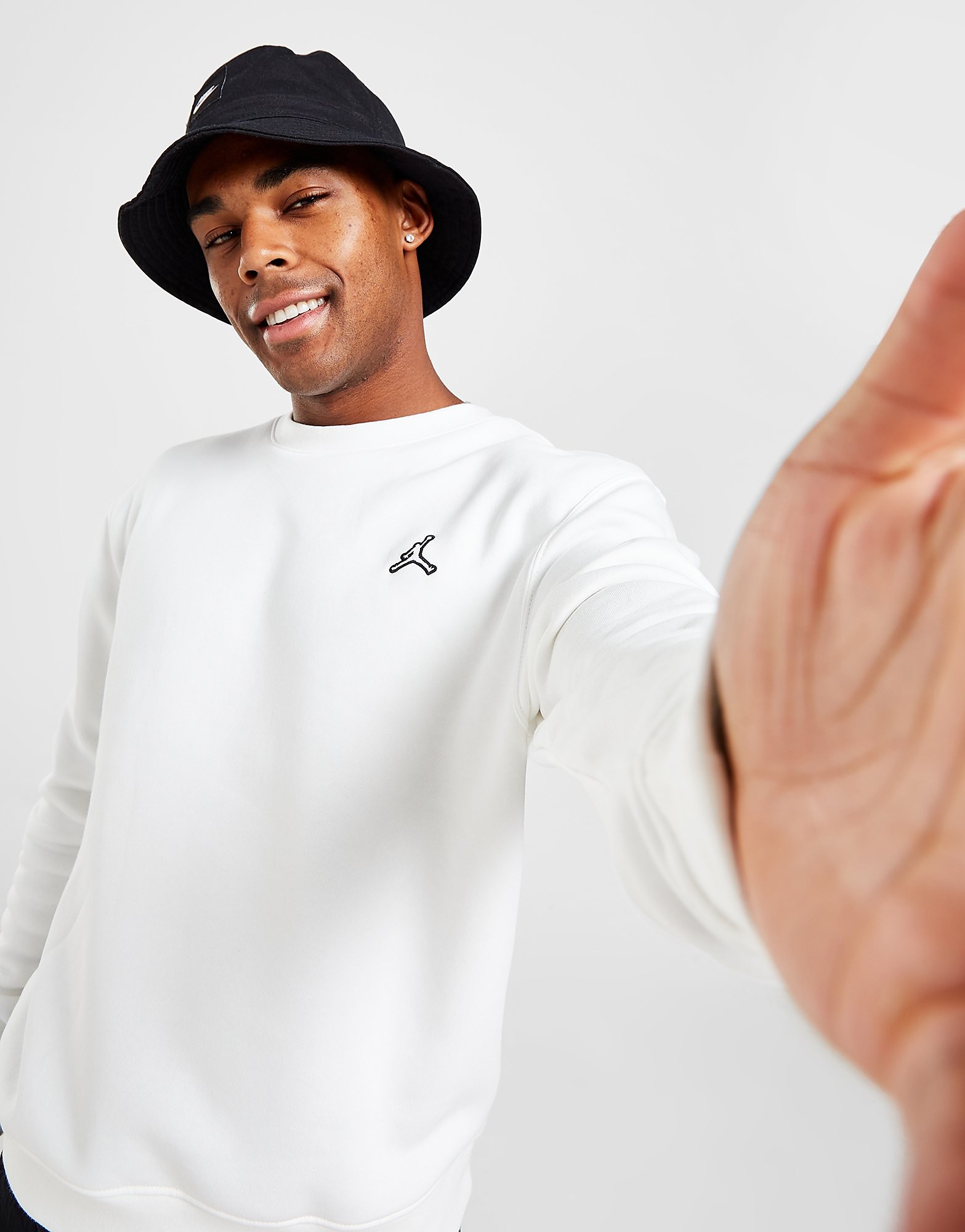 

Jordan Essential Crew Sweatshirt - White - Mens, White
