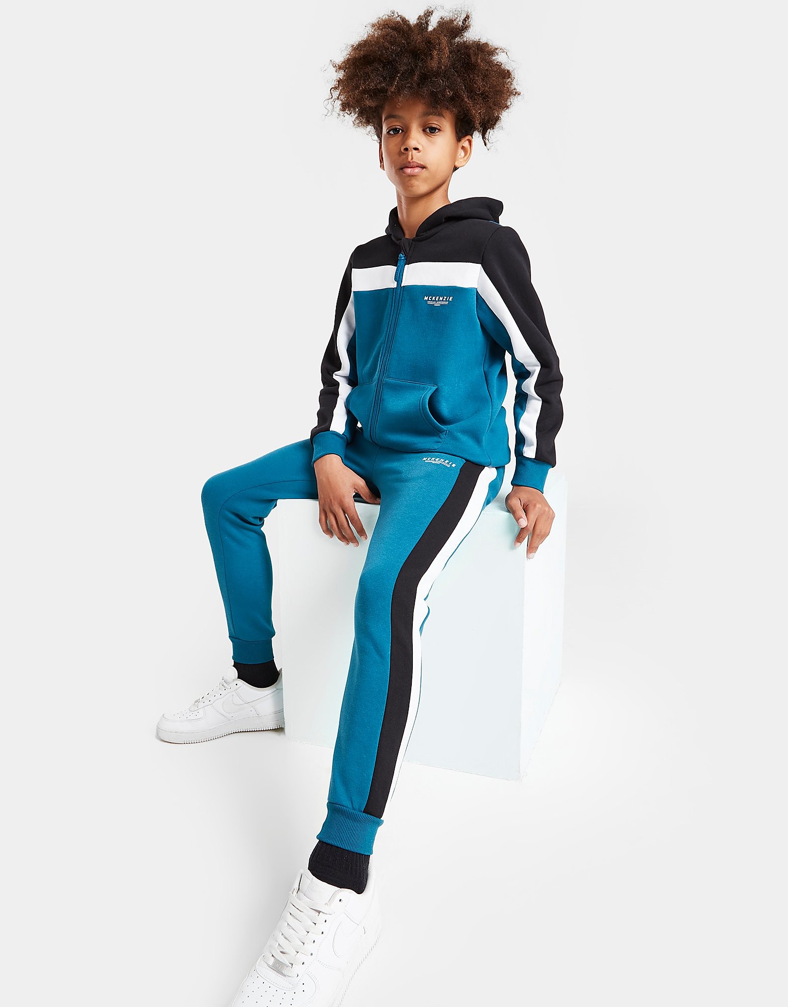

McKenzie Erwan Colour Block Fleece Joggers Junior - Blue - Kids, Blue