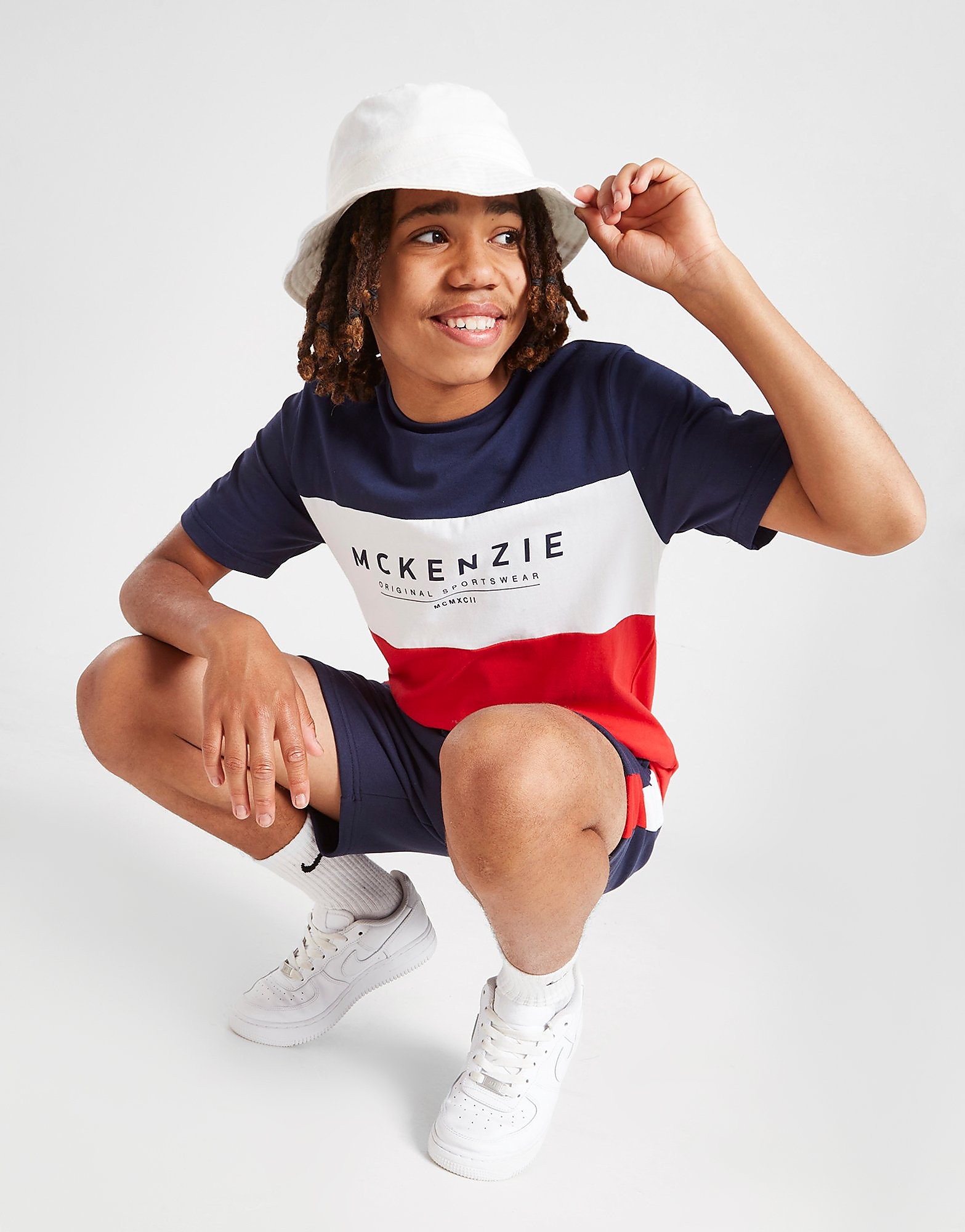 McKenzie Joker T-Shirt Junior - Navy/Red - Kids, Navy/Red