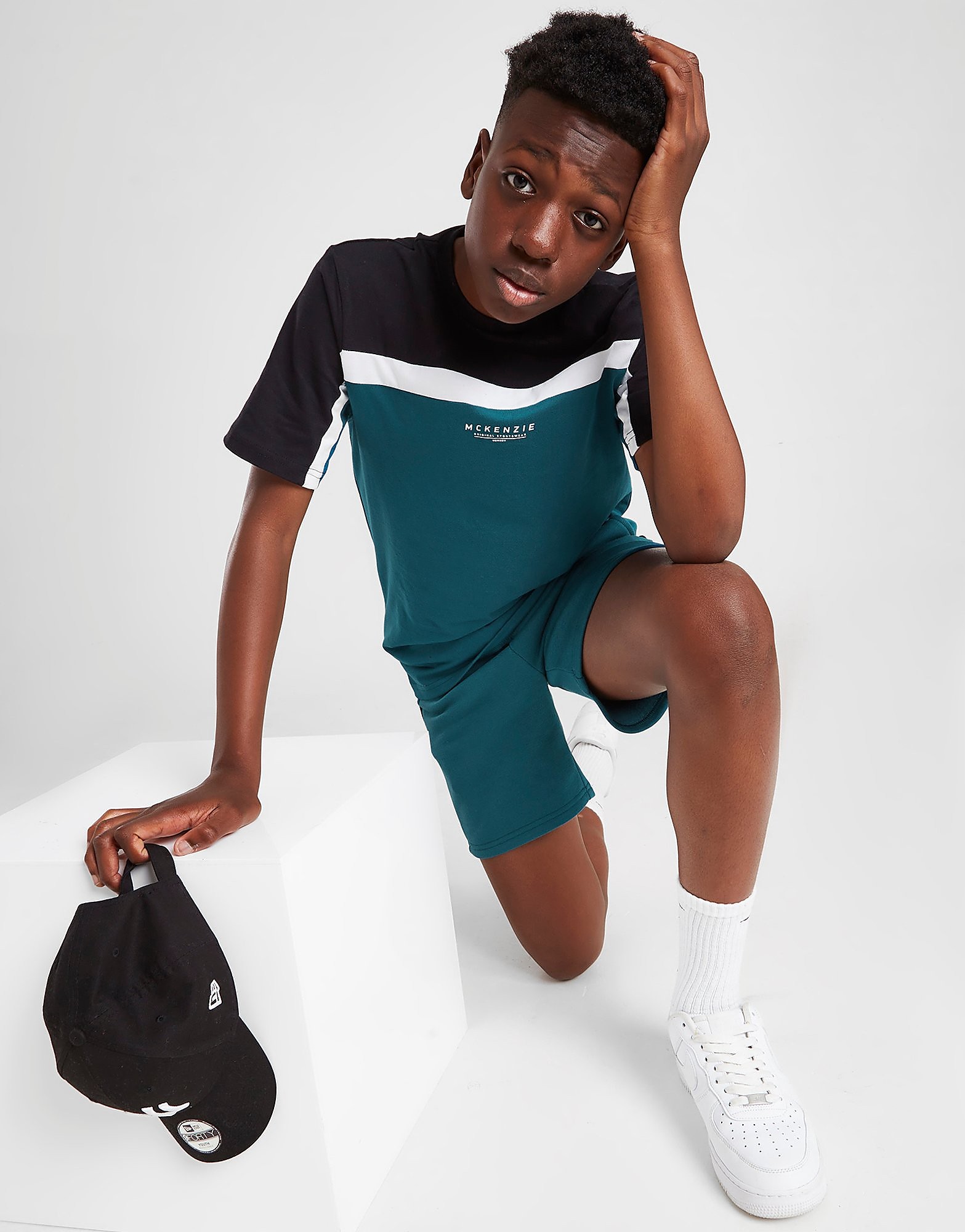 

McKenzie Erwan Colour Block T-Shirt Junior - Blue - Kids, Blue