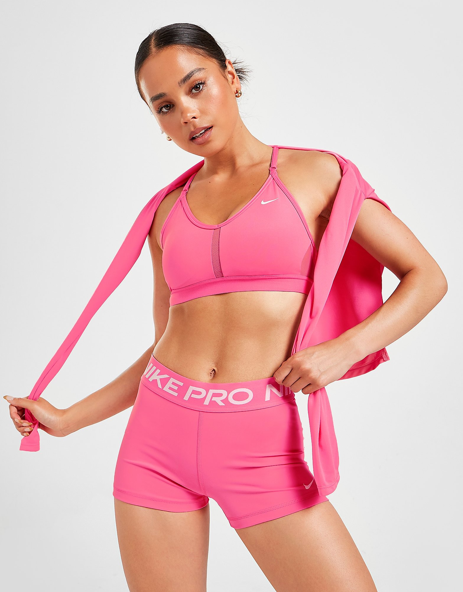 

Nike Training Indy Bra - Only at JD - Pink - Womens, Pink