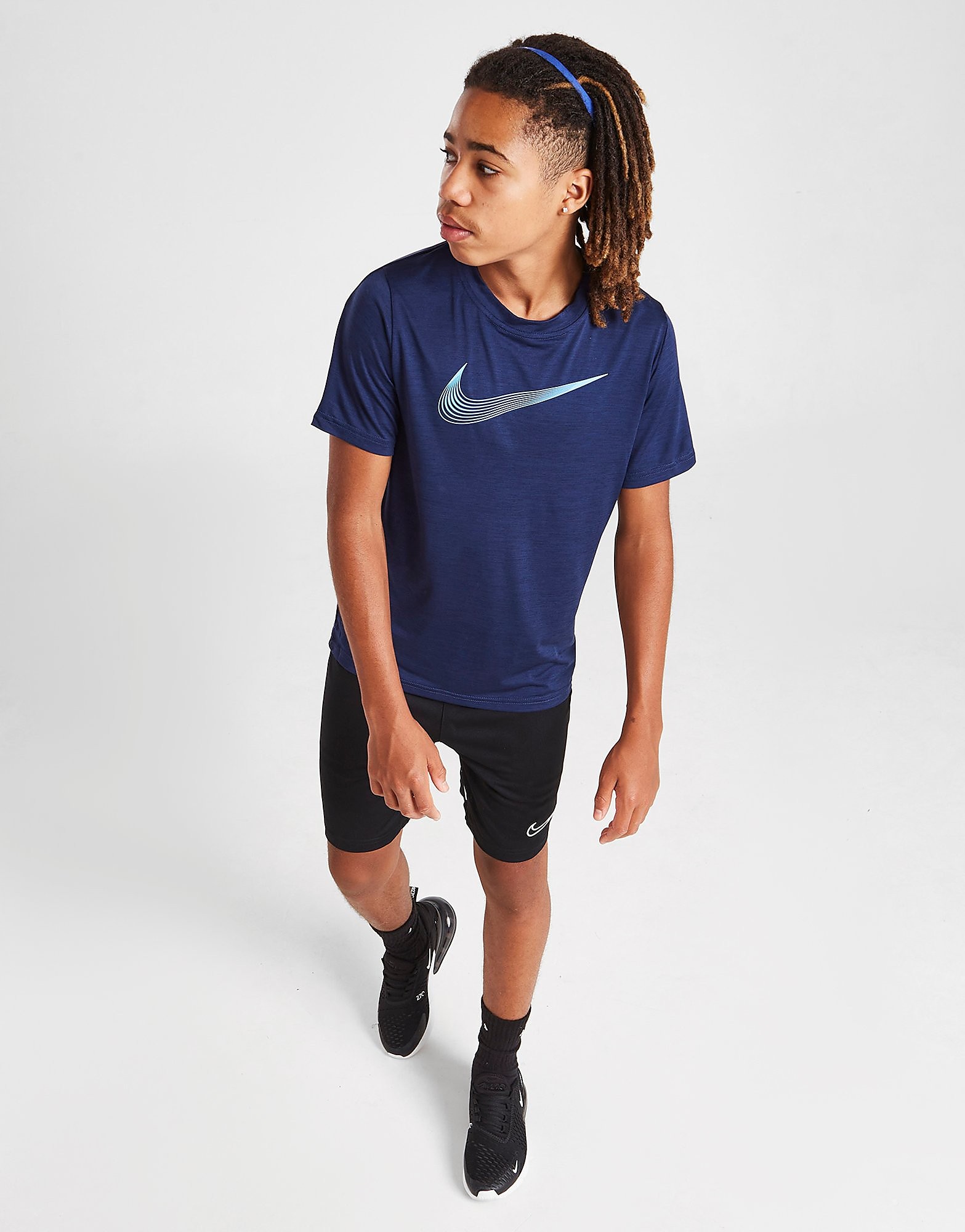 

Nike Dri-FIT Short Sleeve T-Shirt Junior - Blue - Kids, Blue
