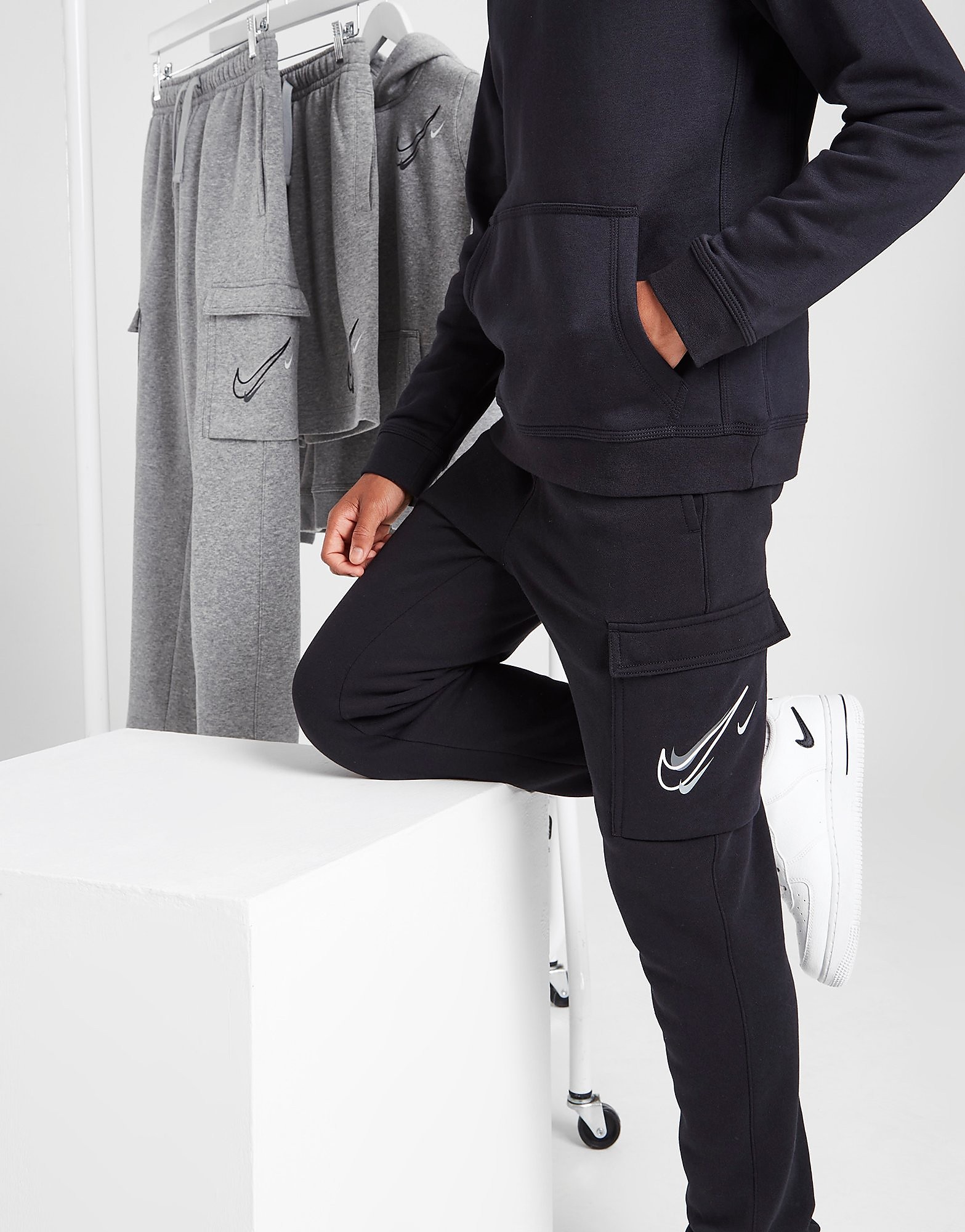 

Nike Multi Swoosh Joggers Junior - Only at JD - Black - Kids, Black
