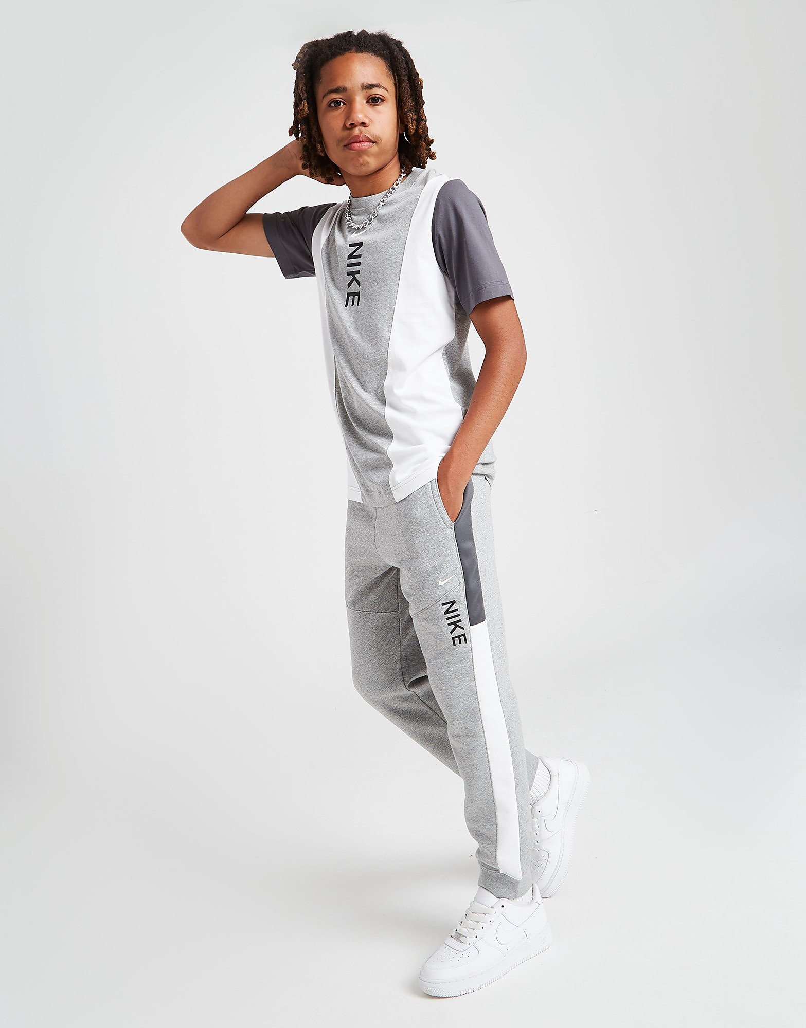 

Nike Hybrid Joggers Junior - Only at JD - Dark Grey Heather/Iron Grey/White/GREY/WHT$ - Kids, Dark Grey Heather/Iron Grey/White/GREY/WHT$