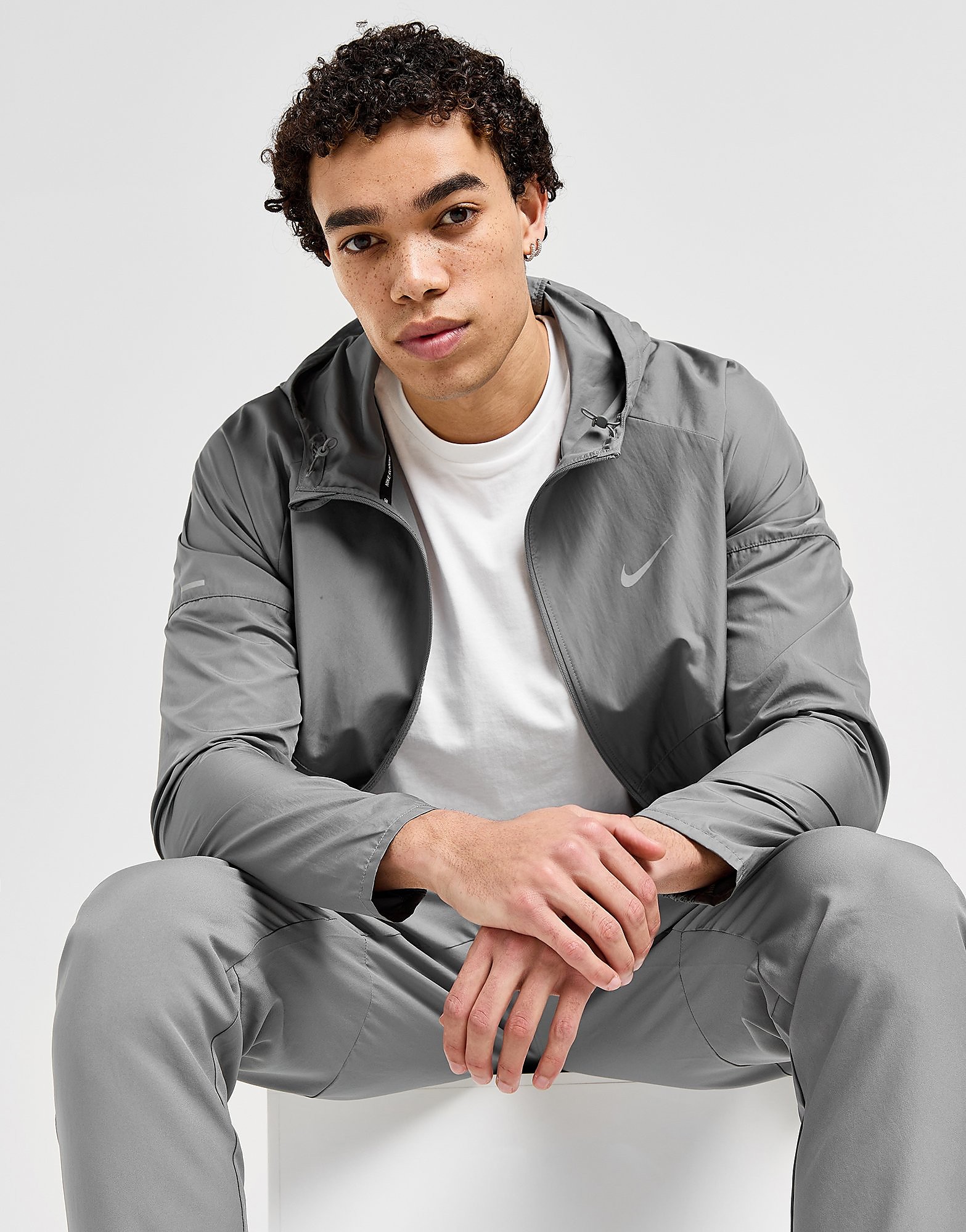 

Nike Repel Miler Jacket - Grey - Mens, Grey
