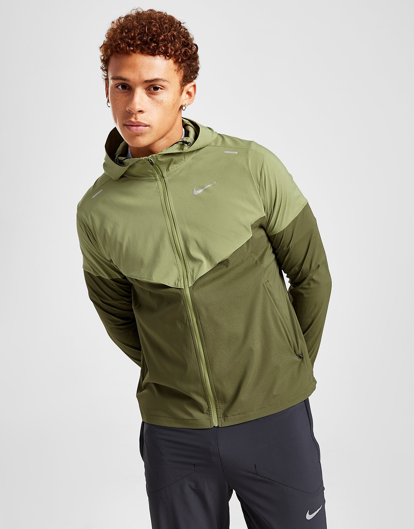 

Nike Packable Lightweight Jacket - Green - Mens, Green