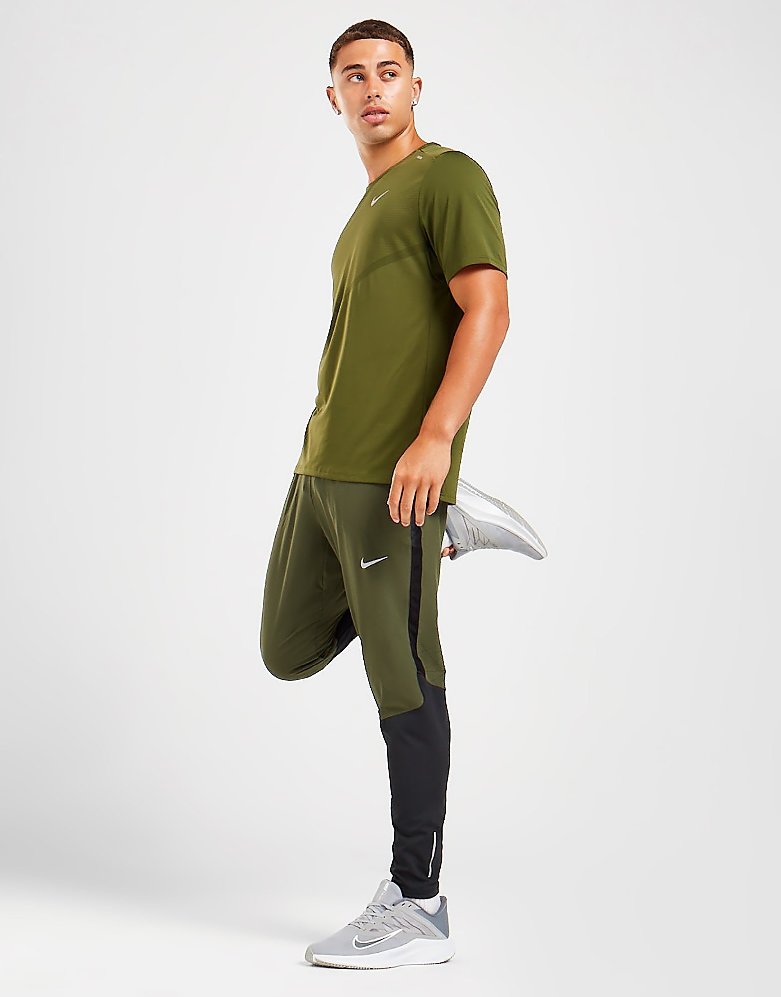 

Nike Run Division Hybrid Track Pants - Cargo Khaki/Black - Mens, Cargo Khaki/Black
