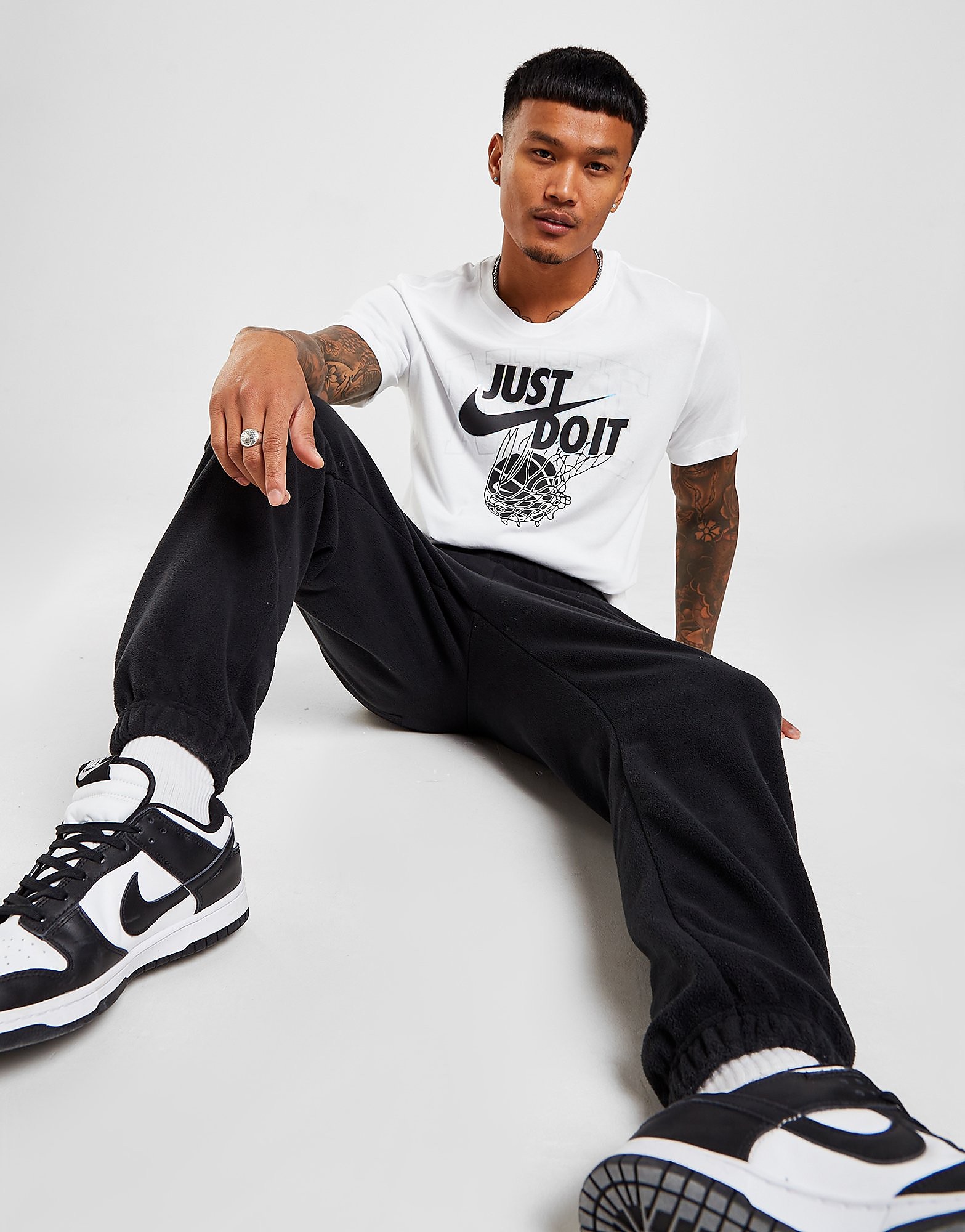 

Nike Basketball Just Do It T-Shirt - White - Mens, White