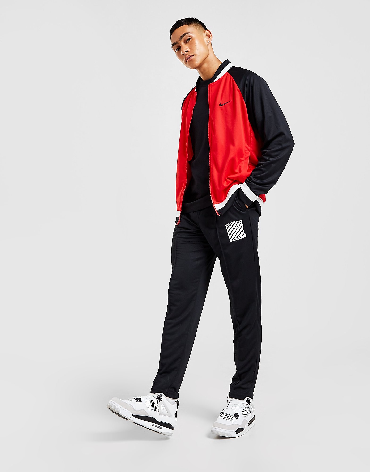 

Nike Basketball Track Pants - Black/Black/White/White - Mens, Black/Black/White/White