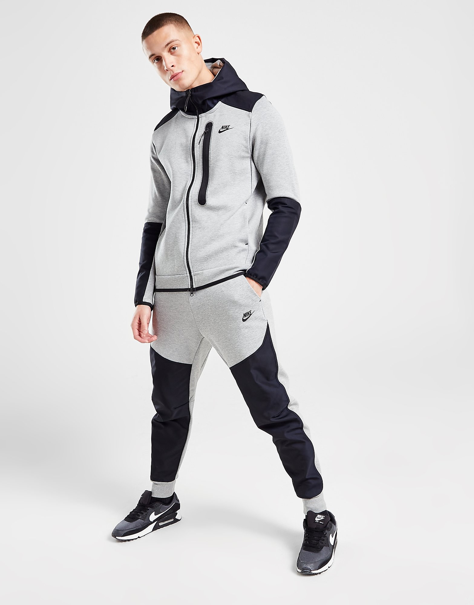 

Nike Tech Overlay Joggers - Grey - Mens, Grey