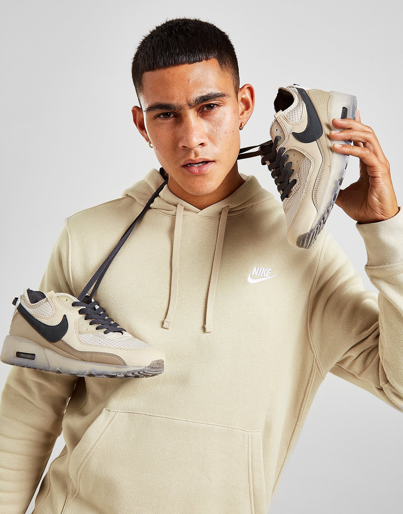 

Nike Foundation Hoodie - Brown - Mens, Brown