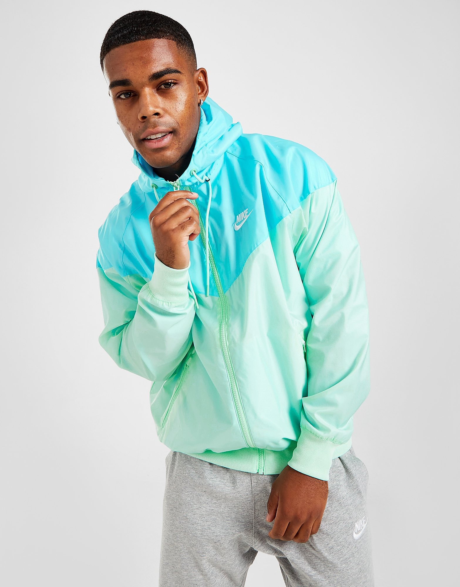 

Nike Lightweight Windrunner Jacket - Green/FOAM/BLU - Mens, Green/FOAM/BLU