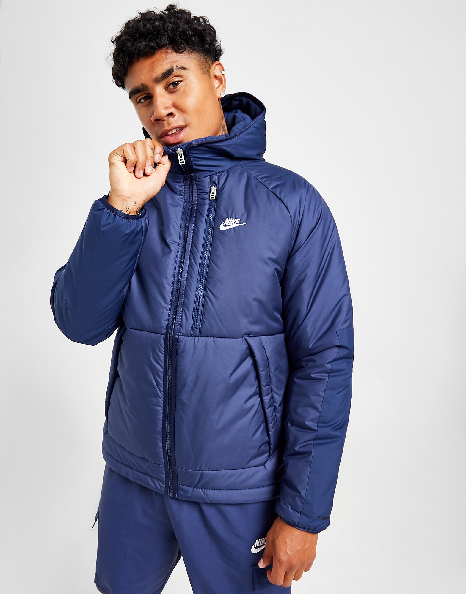 

Nike Legacy Jacket - Midnight Navy/Midnight Navy/White - Mens, Midnight Navy/Midnight Navy/White