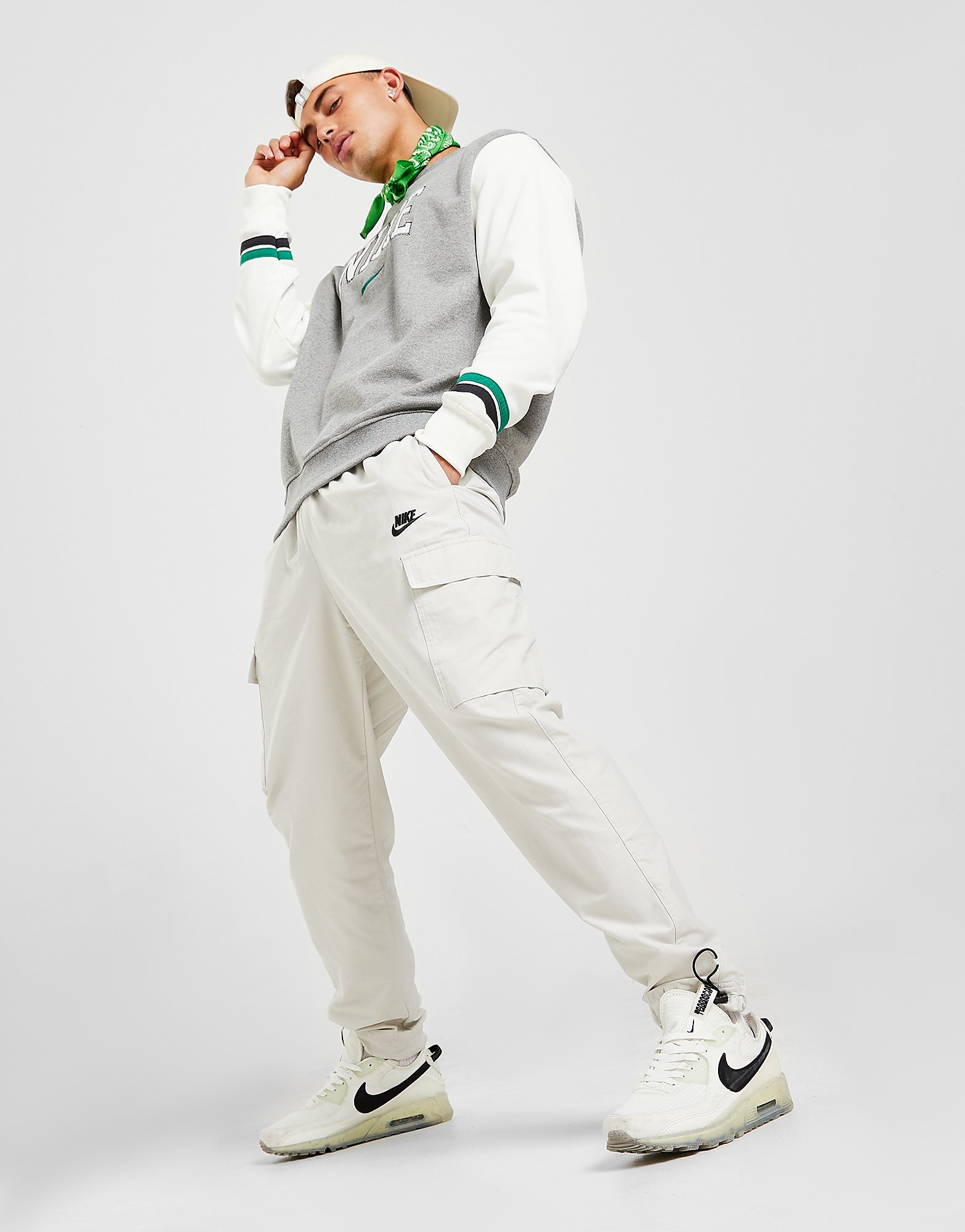 

Nike Players Track Pants - Light Bone/Light Bone/Black - Mens, Light Bone/Light Bone/Black