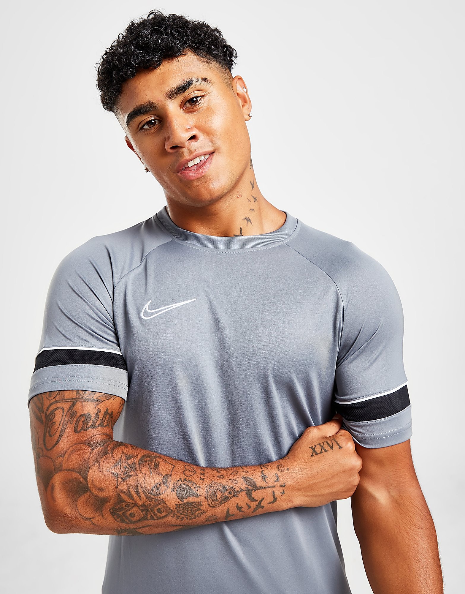

Nike Academy Essential T-Shirt - Only at JD - Grey - Mens, Grey