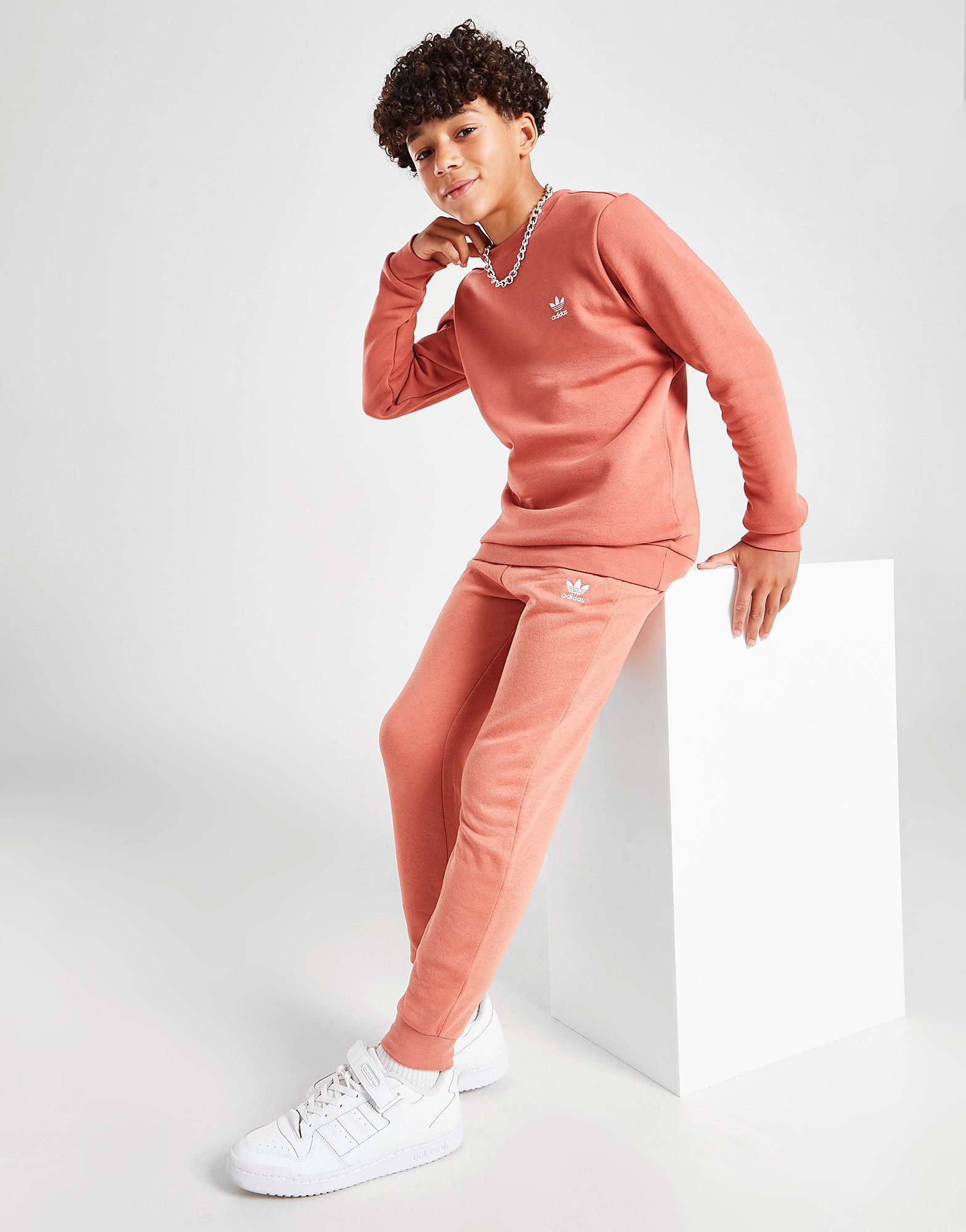 

adidas Originals Essential Sweatshirt Junior - Orange - Kids, Orange