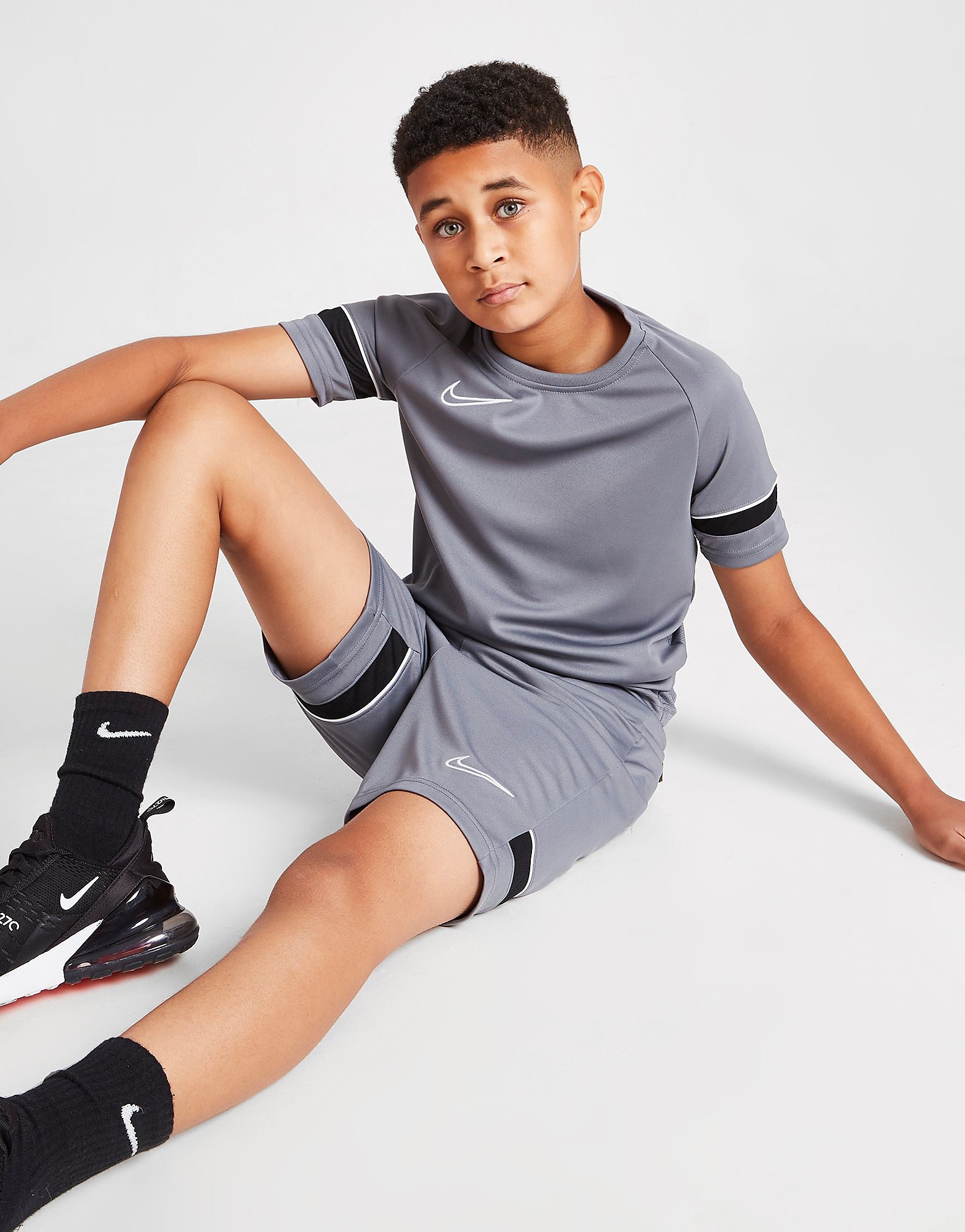 

Nike Dri-FIT Academy Shorts Junior - Only at JD - Grey - Kids, Grey