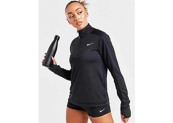 Nike Running Pacer 1/4 Zip Top Dames - Black - Dames