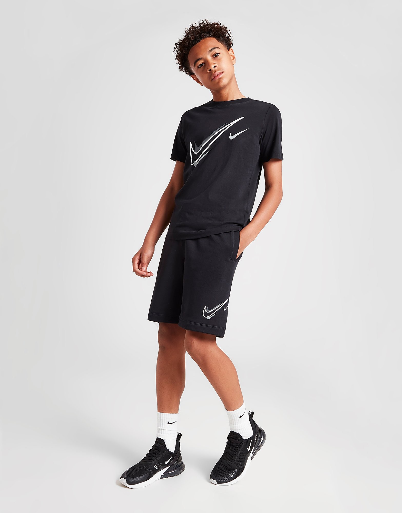 

Nike Multi Swoosh Shorts Junior - Black - Kids, Black