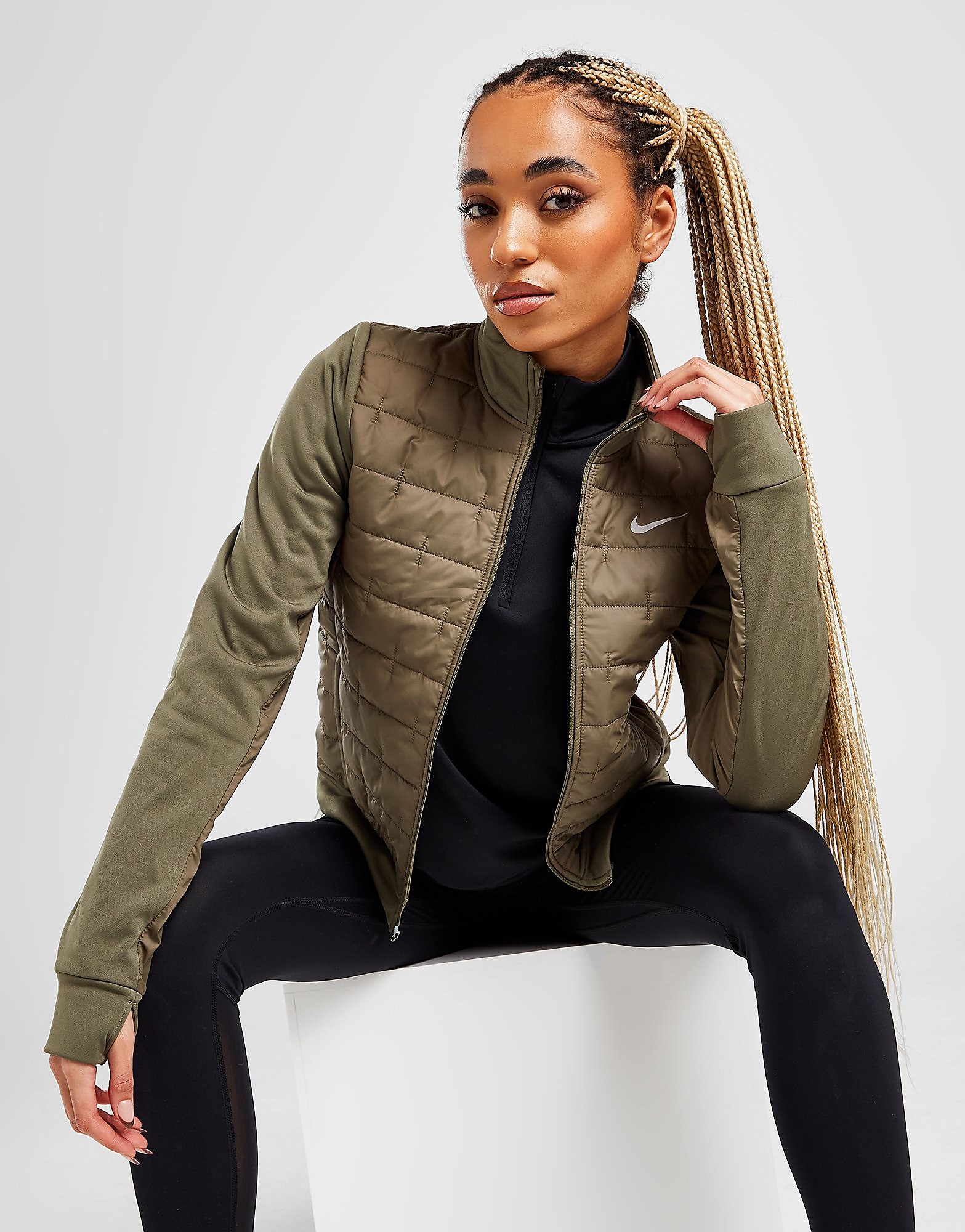 

Nike Running Synthetic Jacket - Green - Womens, Green
