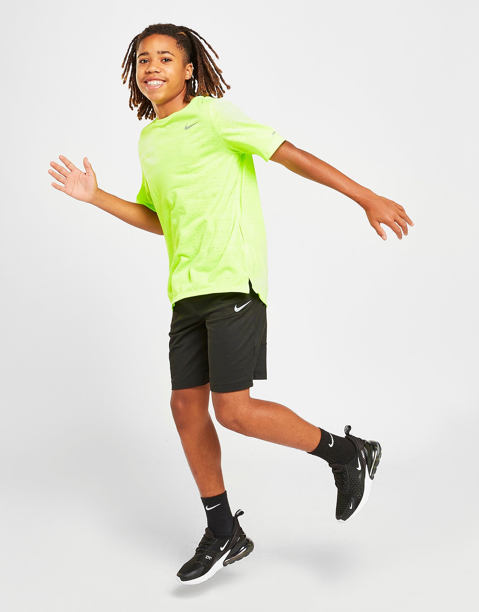 

Nike Miler T-Shirt Junior - Green - Kids, Green