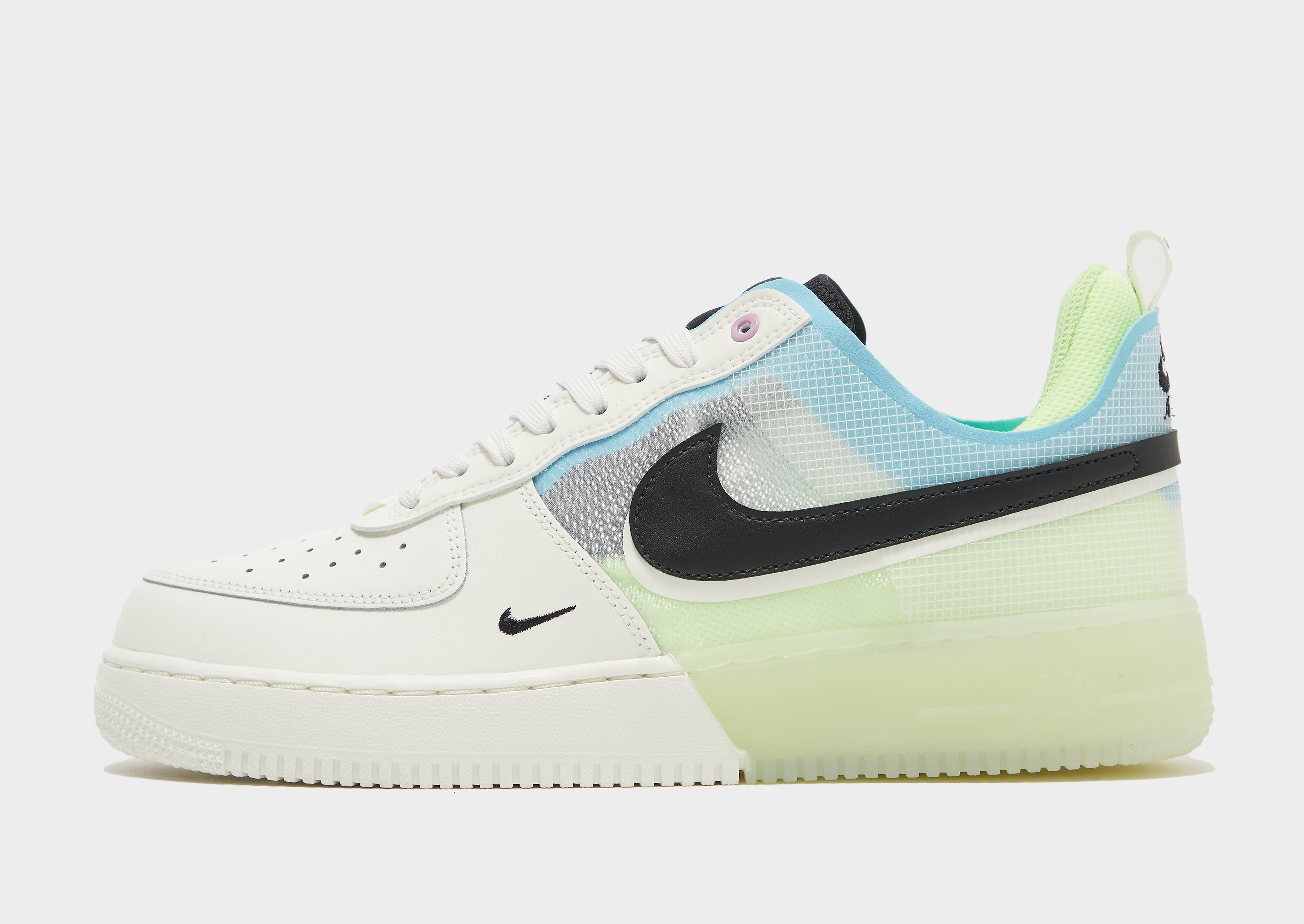 

Nike Air Force 1 React - Sail/Barely Volt/Ghost Green/Black - Mens, Sail/Barely Volt/Ghost Green/Black