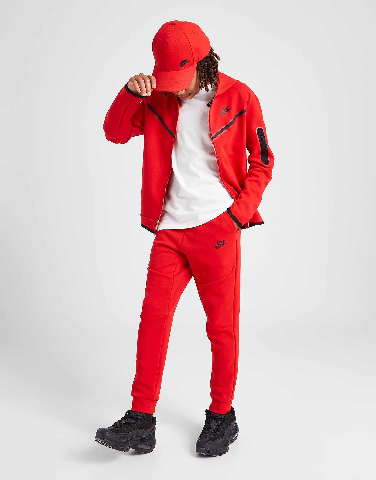 

Nike Tech Fleece Track Pants Junior - Red - Kids, Red