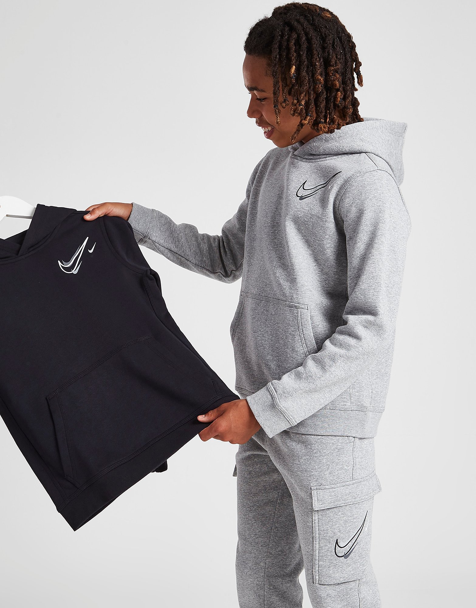 

Nike Overhead Swoosh Hoodie Junior - Dark Grey - Kids, Dark Grey