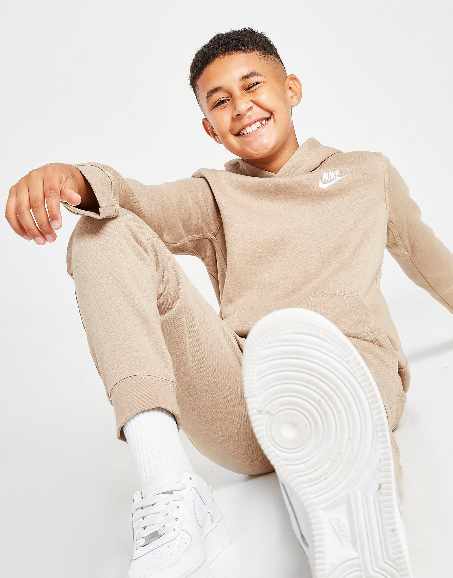 

Nike Sportswear Club Pullover Hoodie Junior - Brown - Kids, Brown